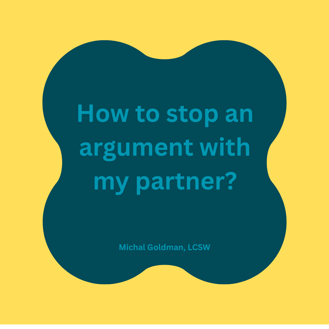 how to stop an argument with my partner couples therapy queens ny