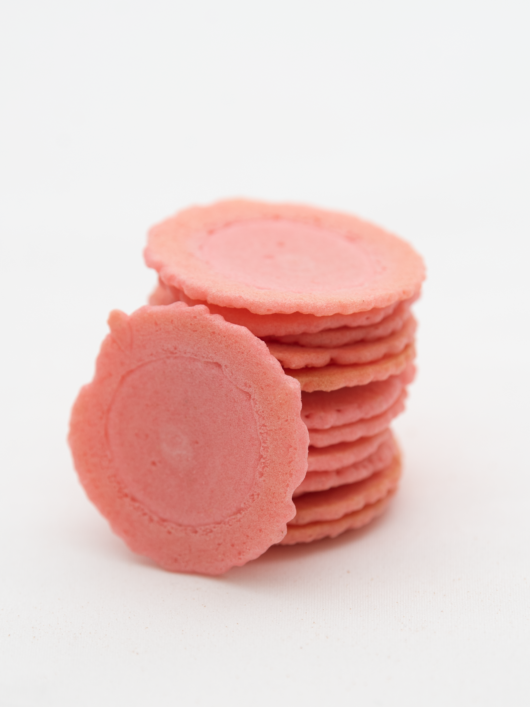 Strawberry Coin Cookies