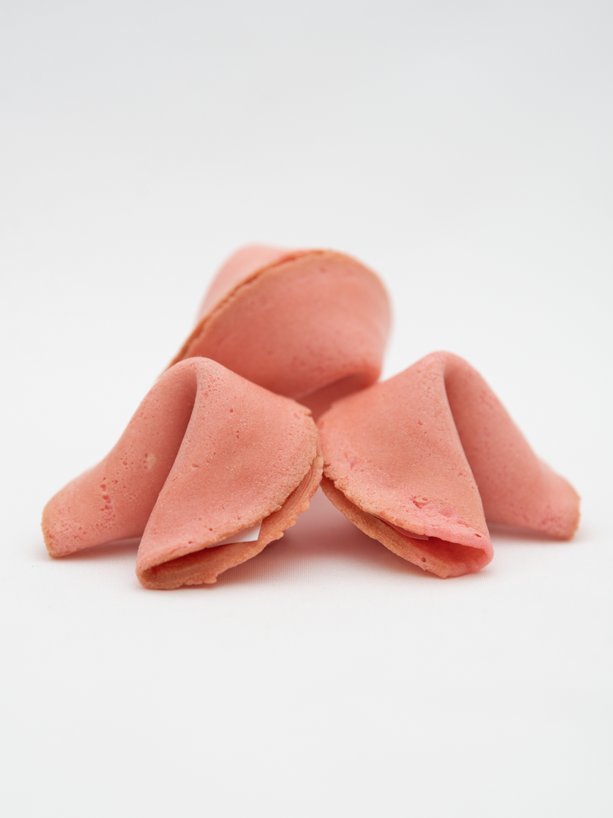 Strawberry Fortune Cookies
