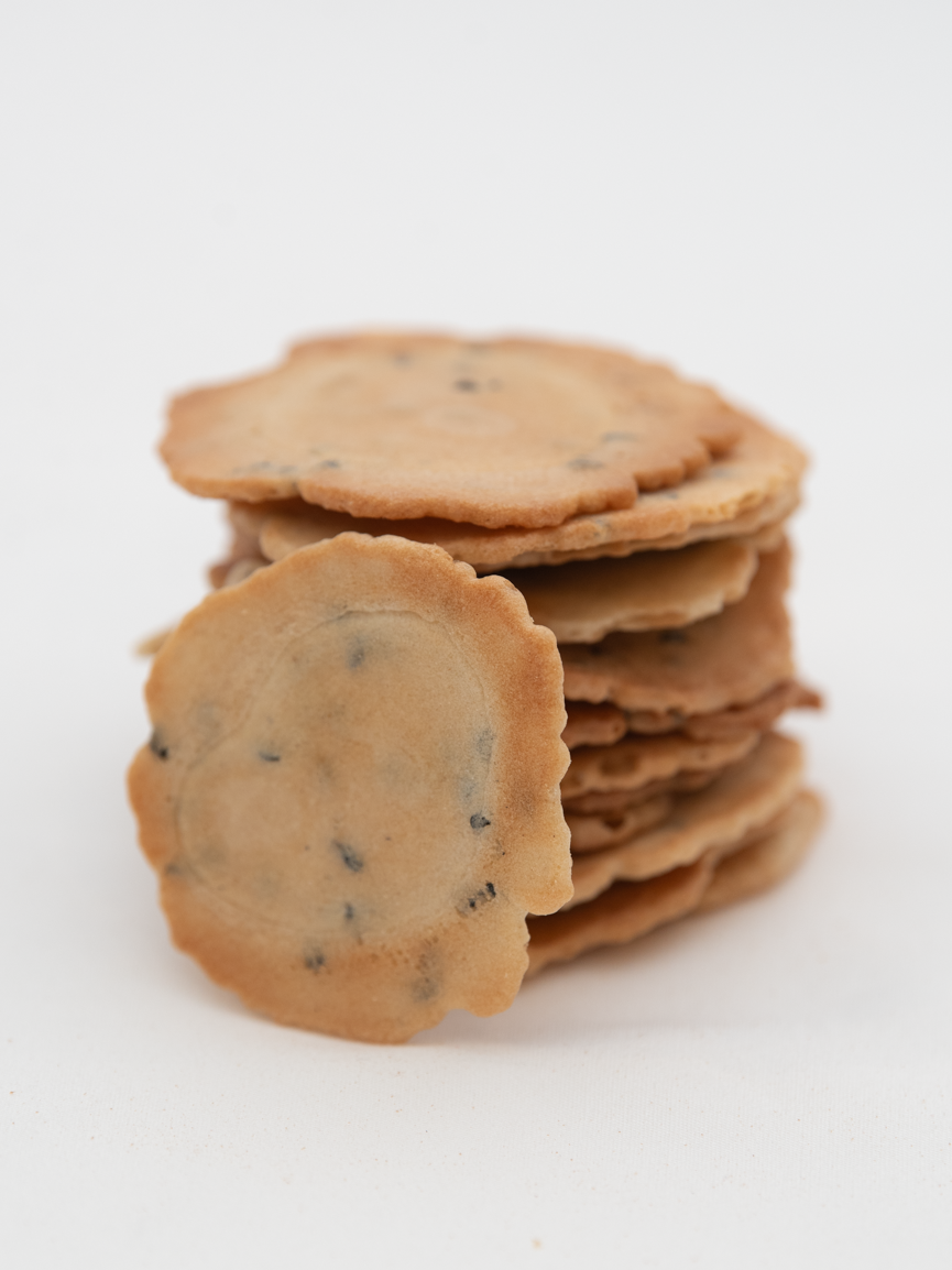 Black Sesame Coin Cookies (0.5 lb)
