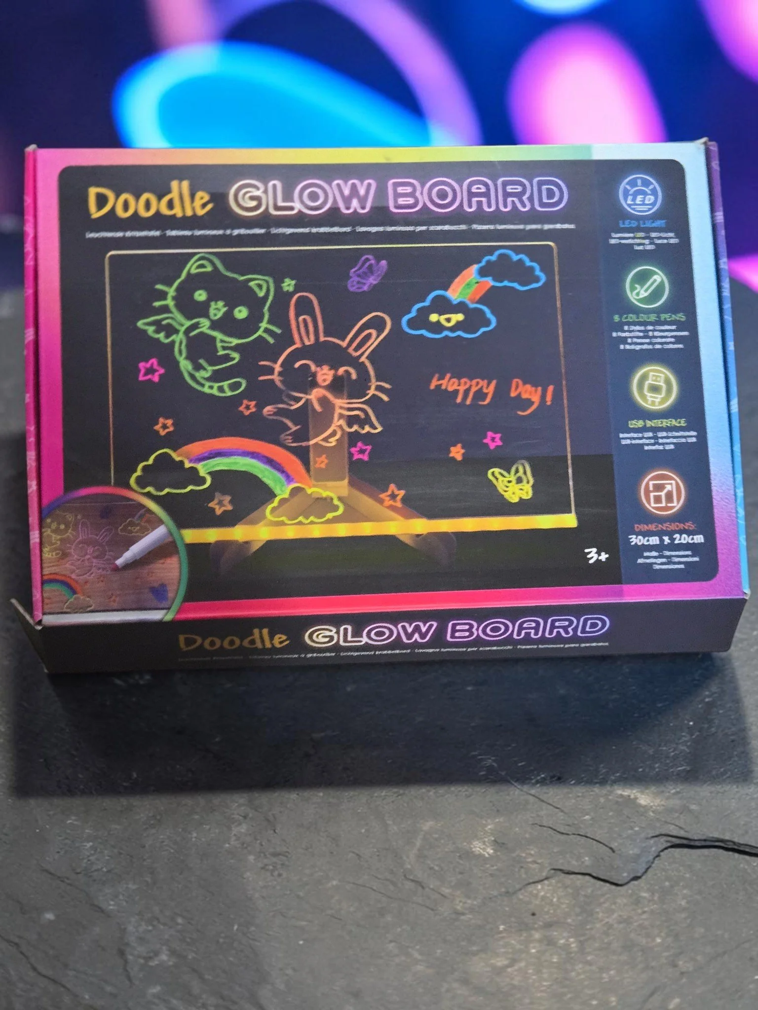 Color-Changing LED Drawing Board