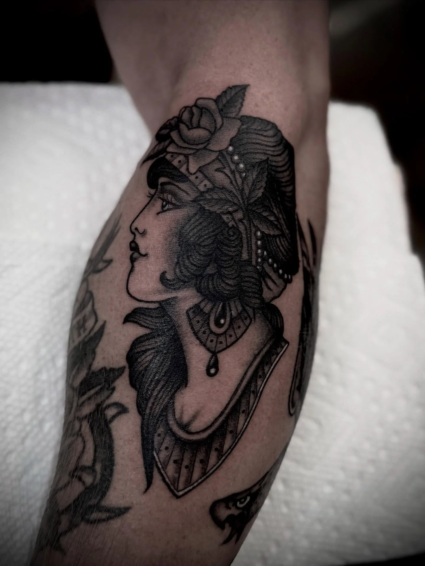 Girls Girls Girls. Done @elmstreettattoo DM TO BOOK YOURS.