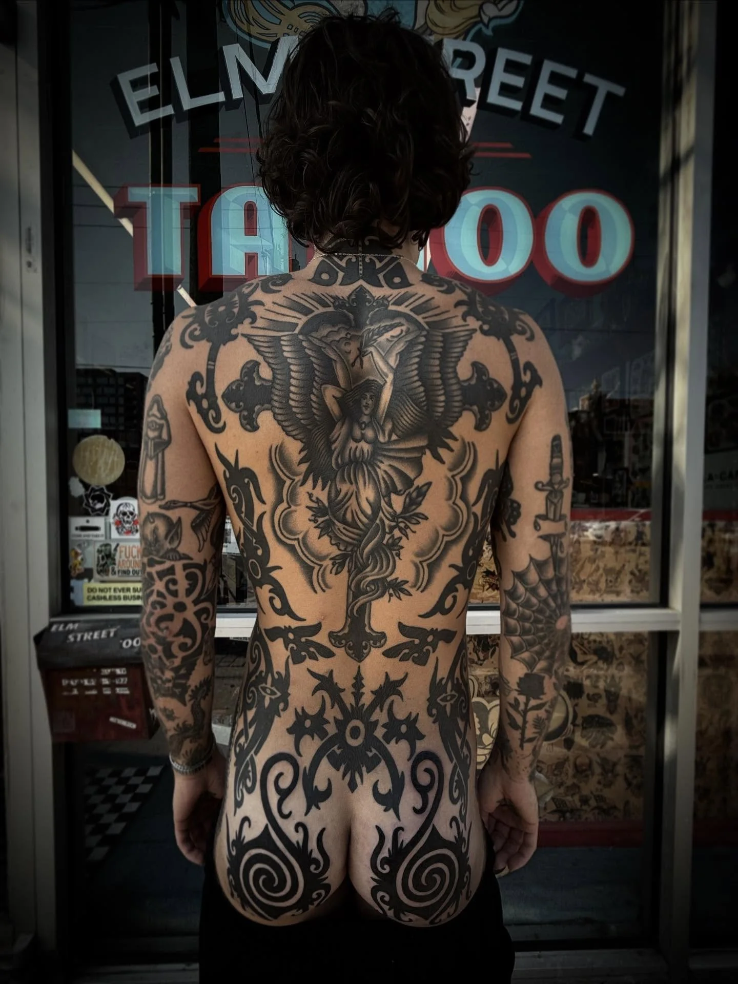 Finished back for @gabedelavega done @elmstreettattoo Dm for work.