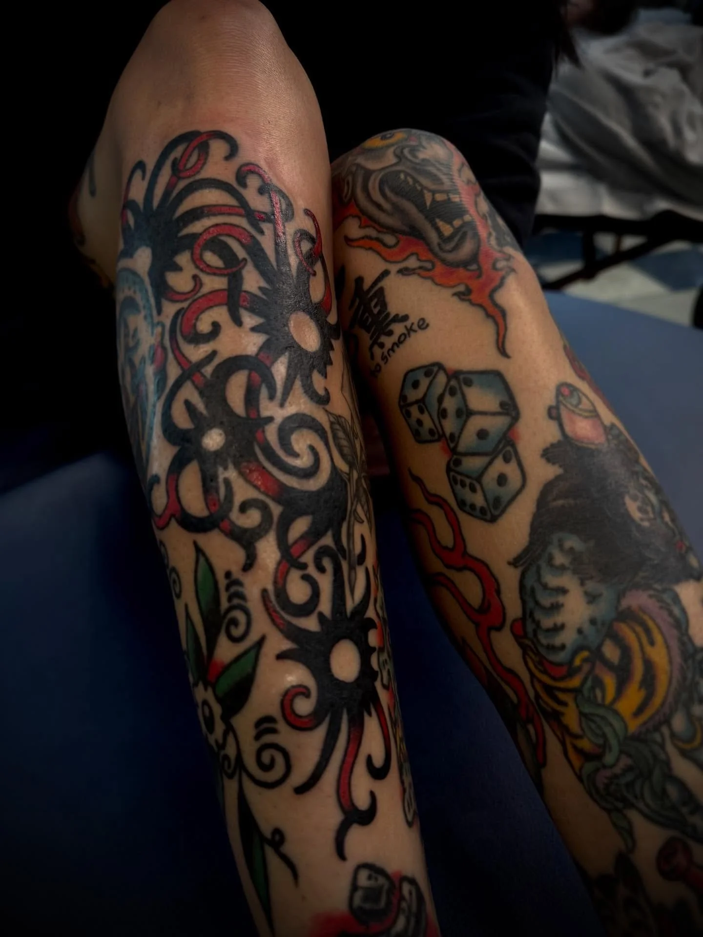 Tendril filler done for @oddria here at @elmstreettattoo DM to obtain your next adventure in skin