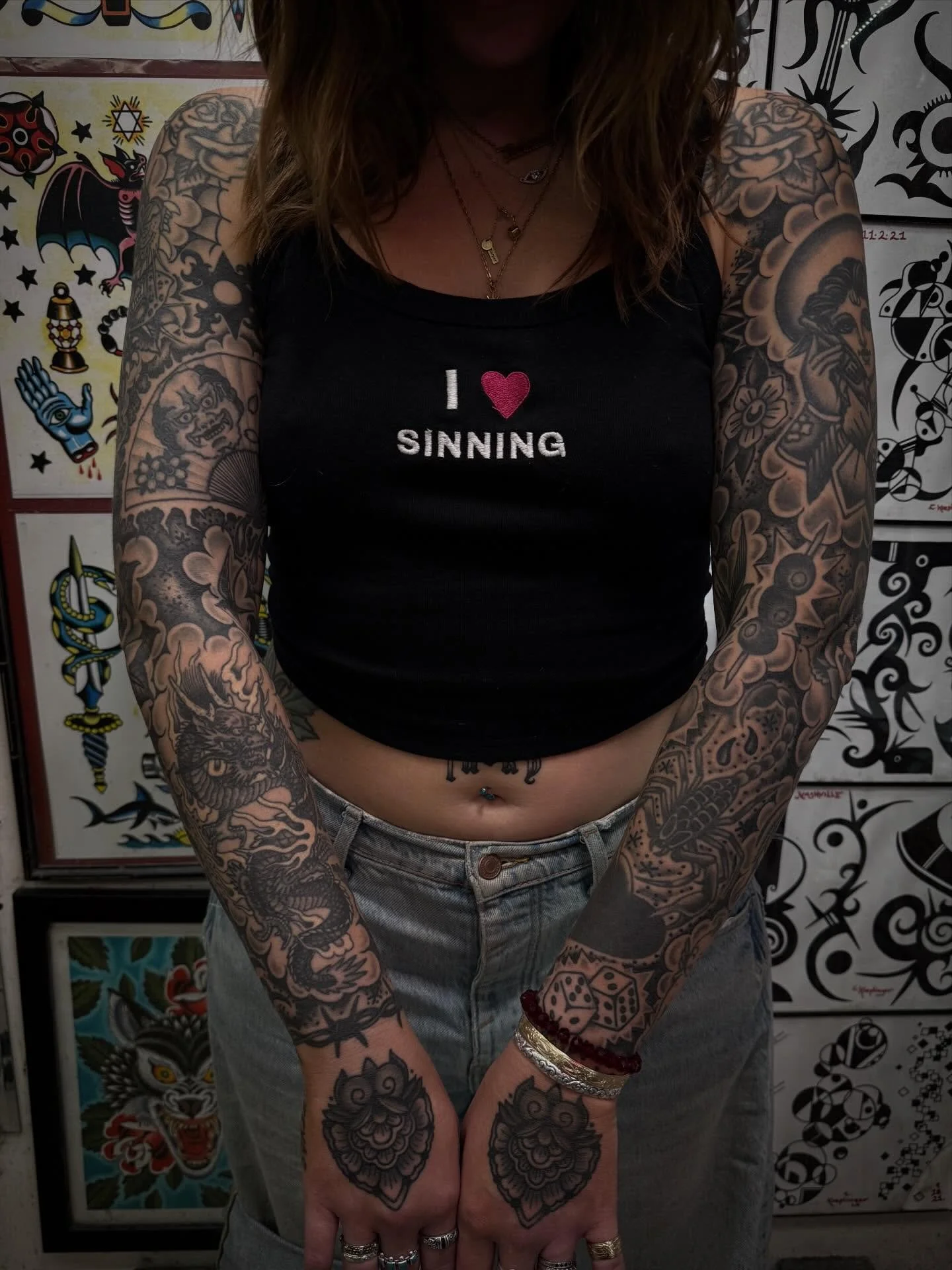 Healed work for @trashycowgrl done @elmstreettattoo  Thank you for everything. I have the best customers. Hit the link in the bio to look as cool as she does!