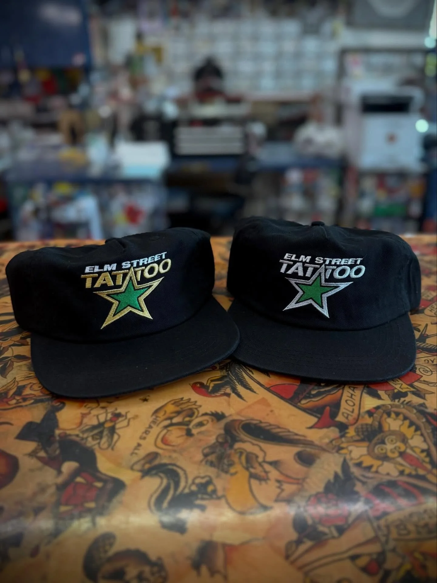 Last chance of the season (possibly ever) to get your @elmstreettattoo Dallas Stars throwback. Decided to run some silver ones for playoffs. Stop in the shop and get yours now before they are gone or visit the LINK IN BIO. #DallasStars
#GoStars
#Texa