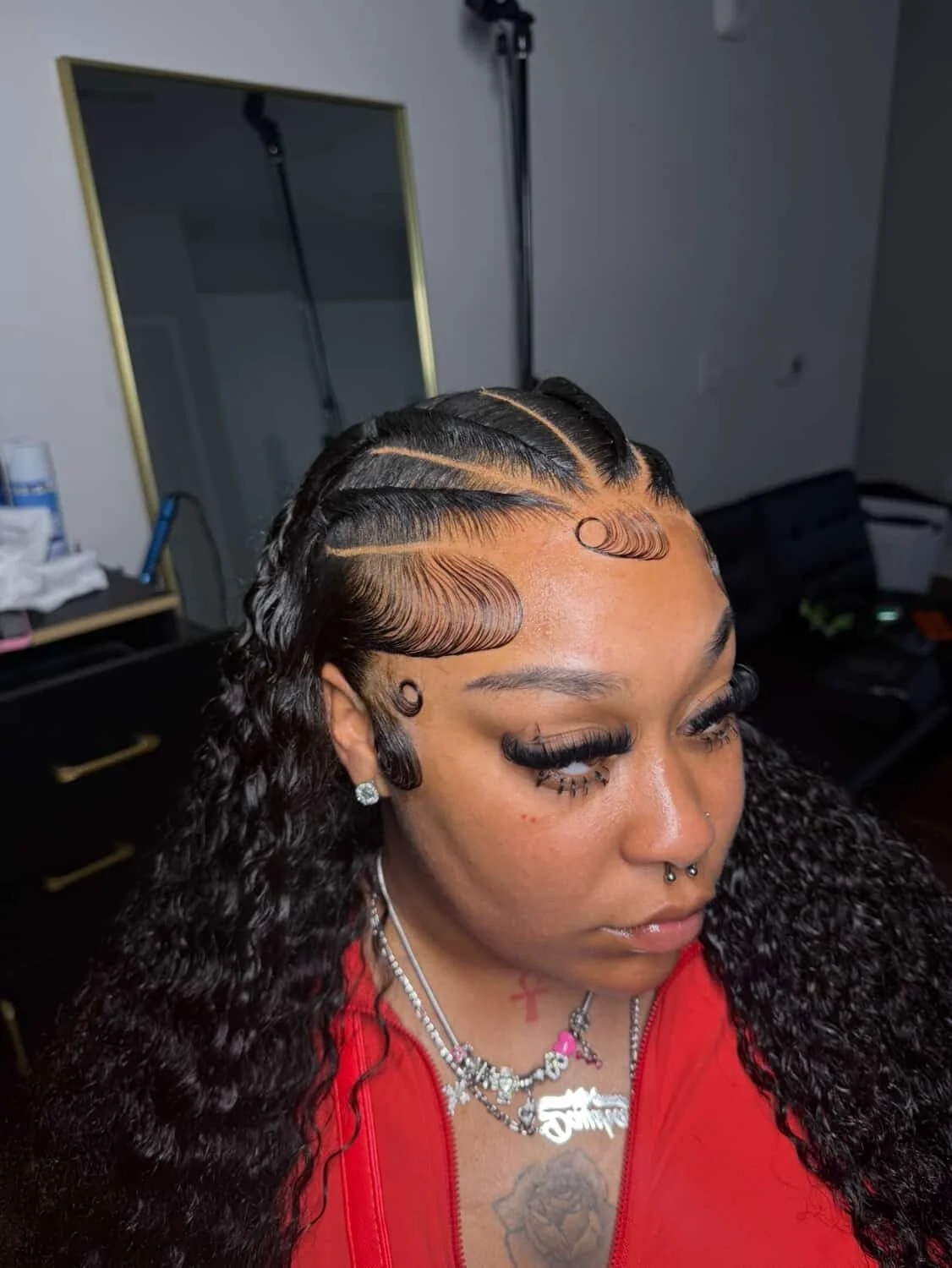 Natural Color Burmese Curly Wigs