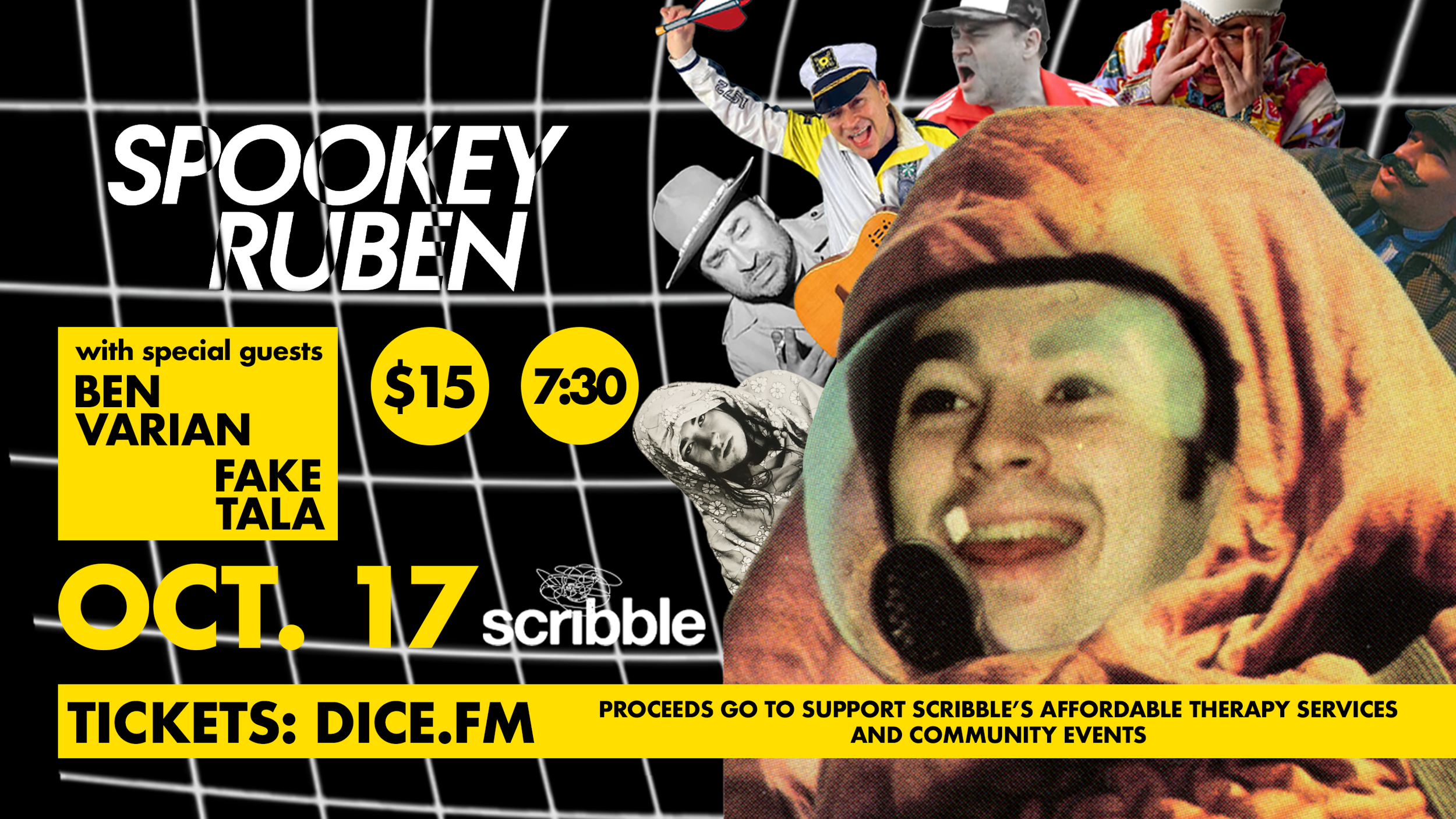 ON SALE NOW: Spookey Ruben Live at Scribble, October 17 2026