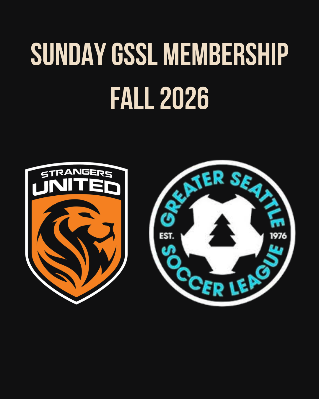 Sunday - Fall 2026 GSSL Membership