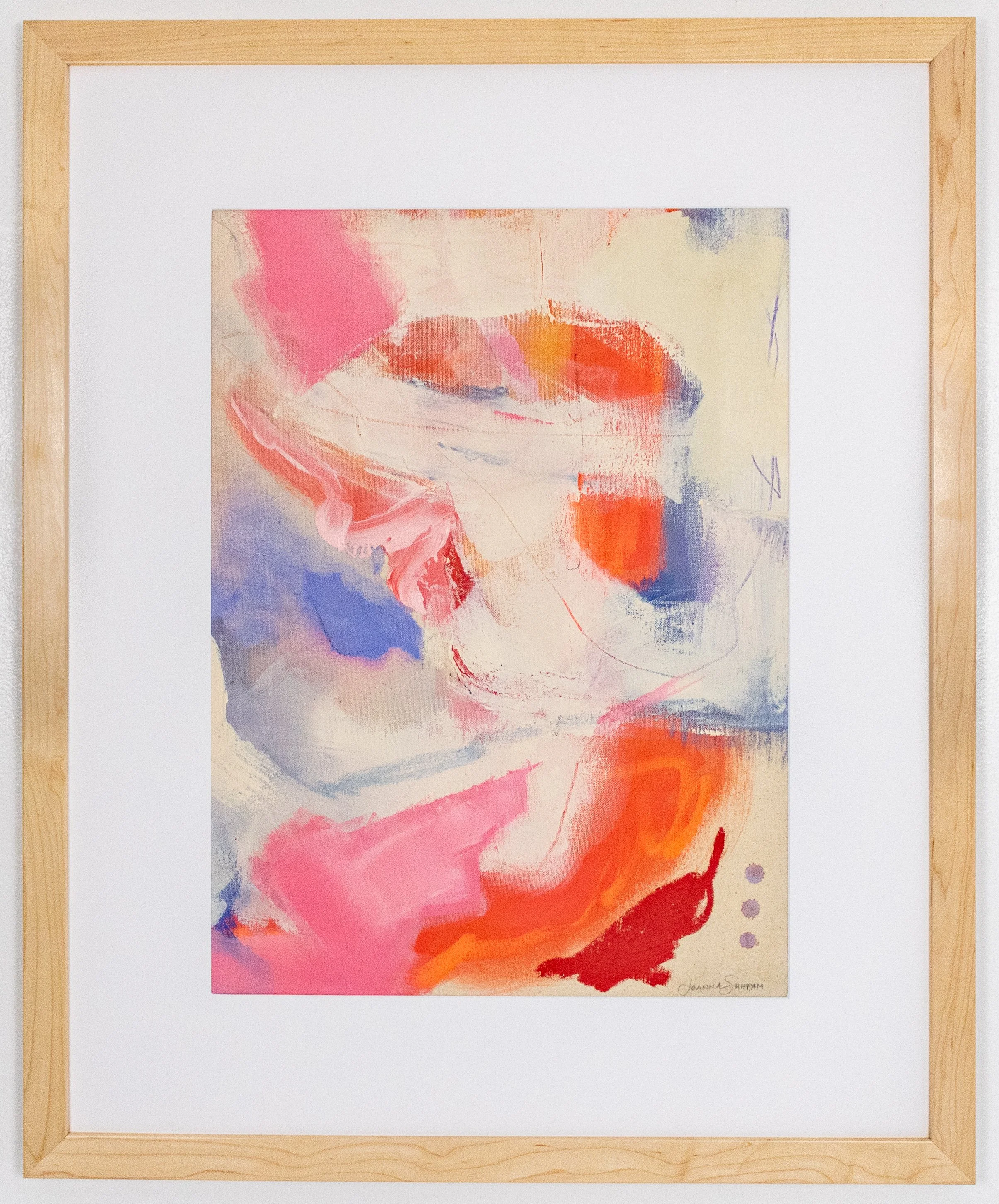 Daylight, 33.5 x 27 in. framed, acrylic and oil