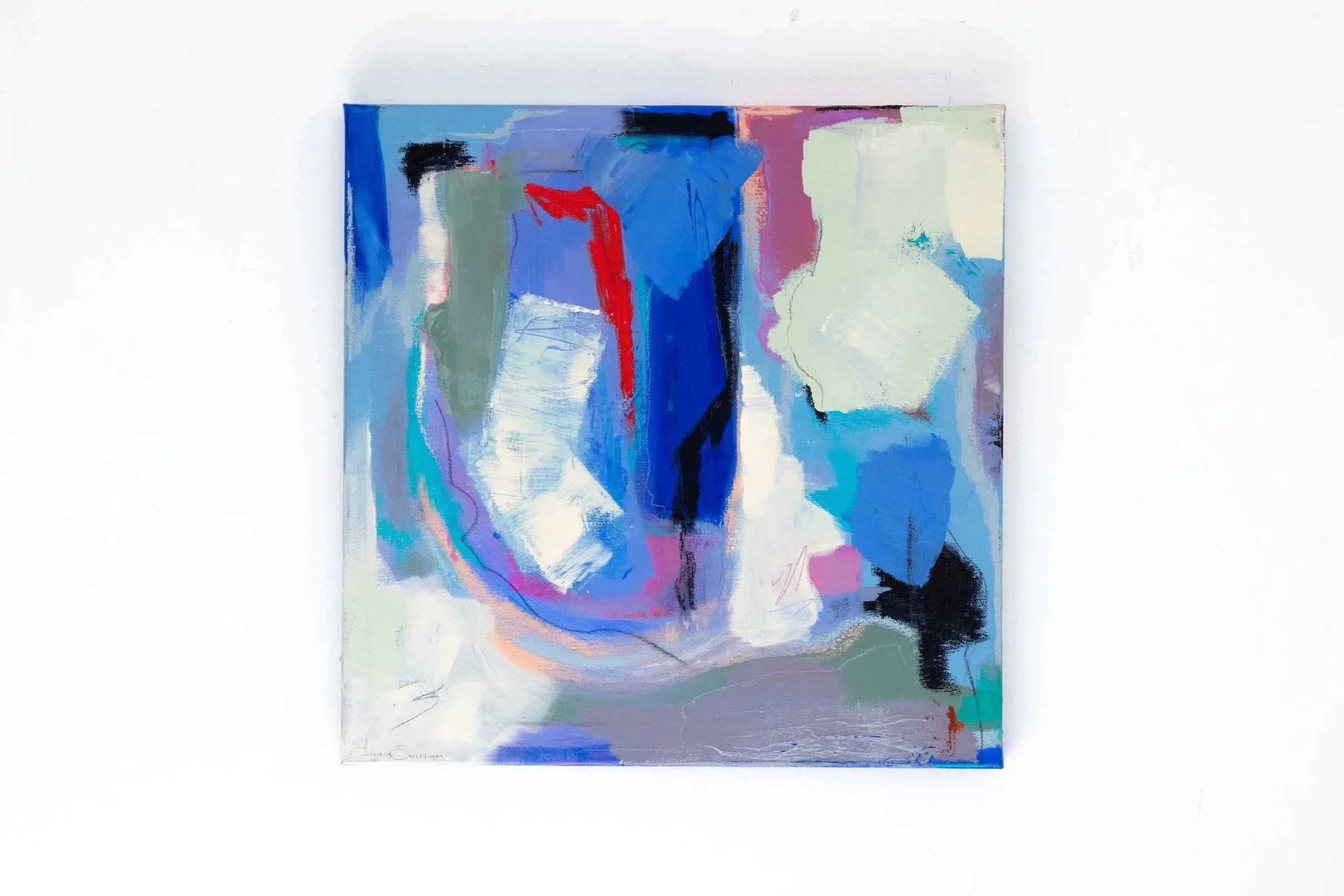 You Are Here, 20 x 20 in., acrylic on canvas