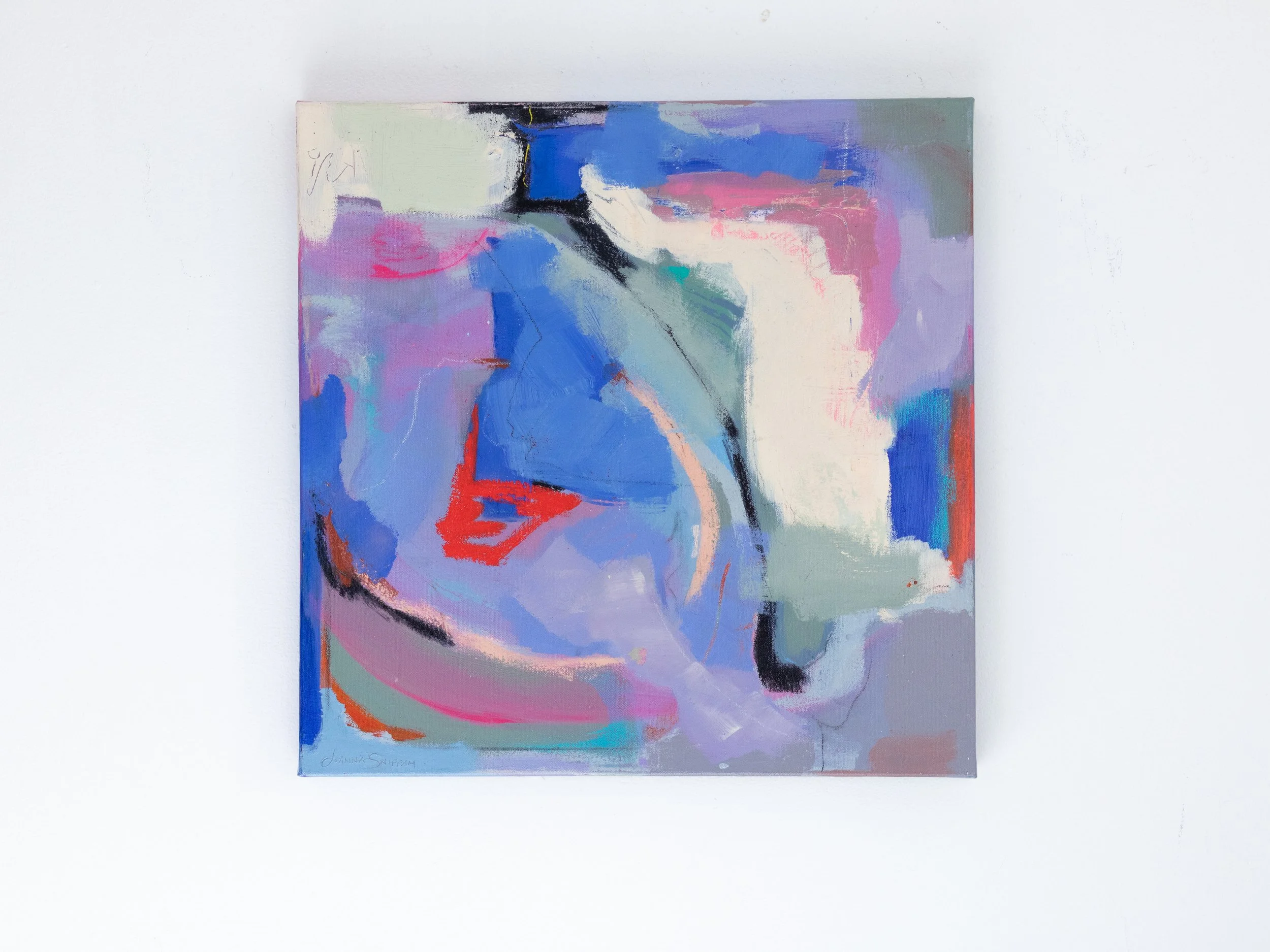 Midsummer 20 x 20 in., acrylic, oil, natural pigment