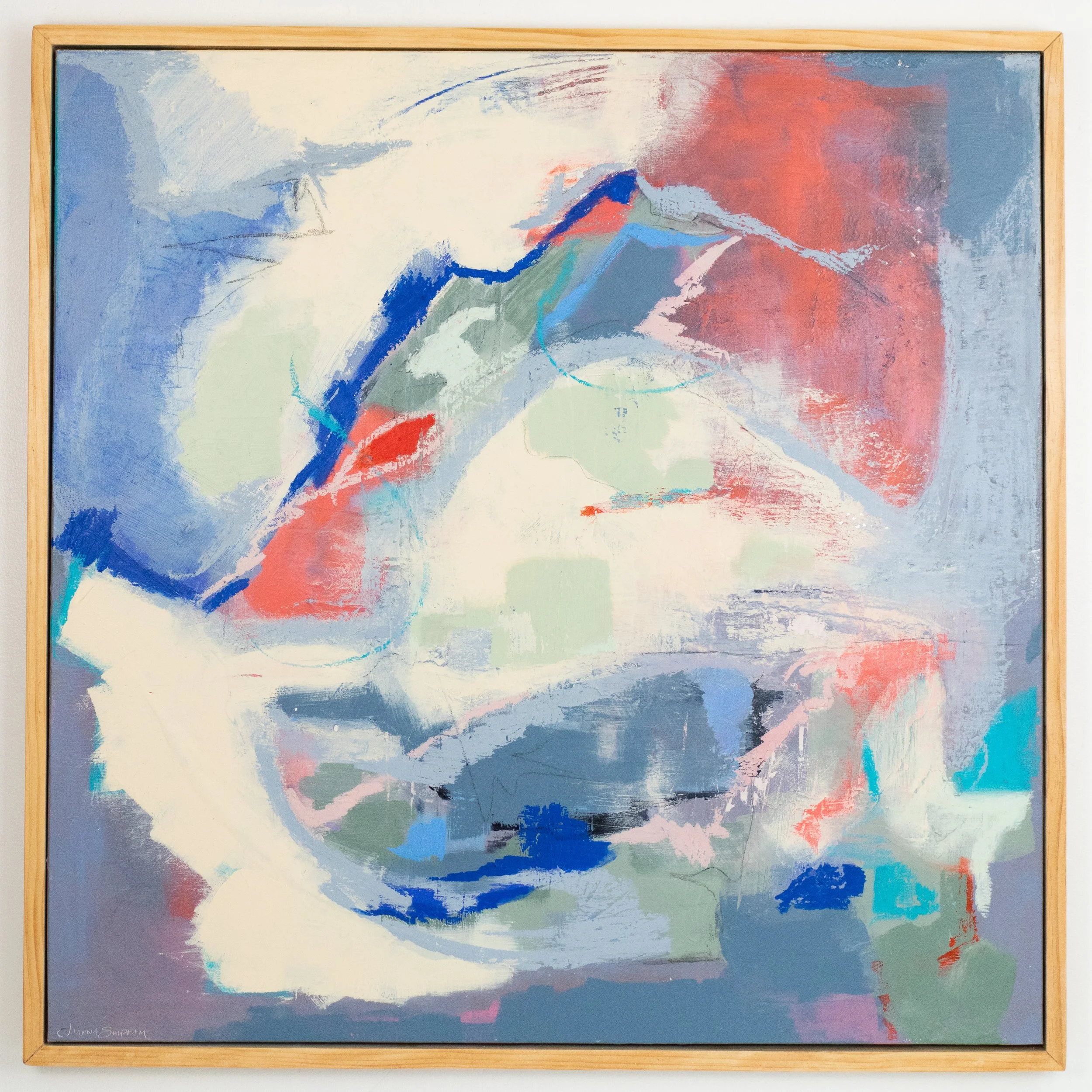 Consider The Lilies
37.5 x 37.5 in., acrylic, oil, and natural pigment on canvas