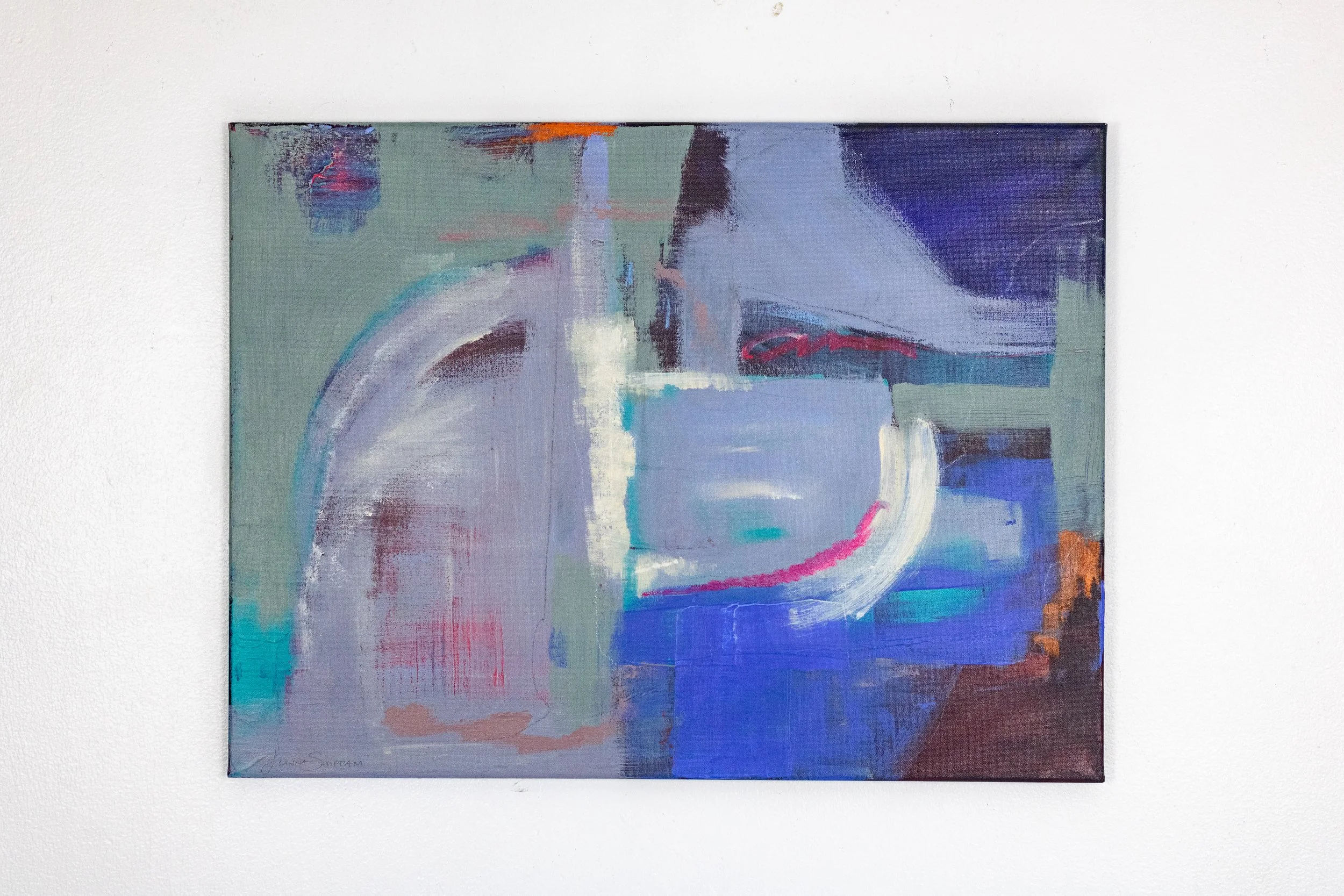 Wax And Wane, 18 x 24 in., acrylic and oil on canvas