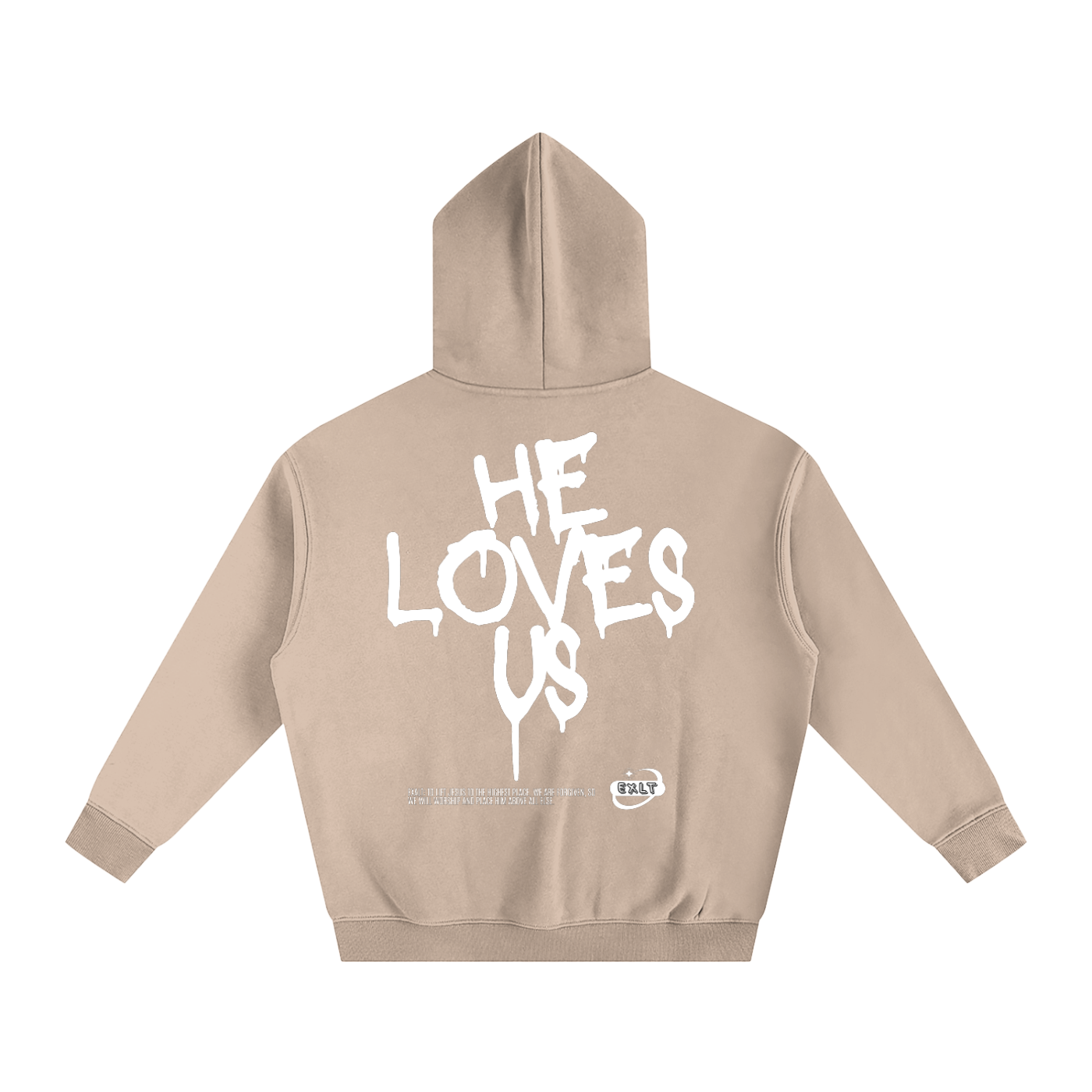 HE LOVES US - Oversize Fleeced Hoodie