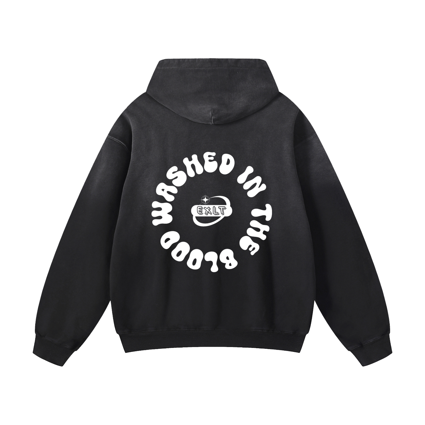 WASHED IN THE BLOOD - Heavyweight Sunfade Oversized Hoodie
