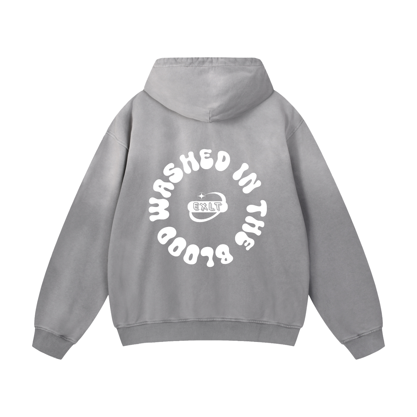 WASHED IN THE BLOOD - Heavyweight Sunfade Oversized Hoodie