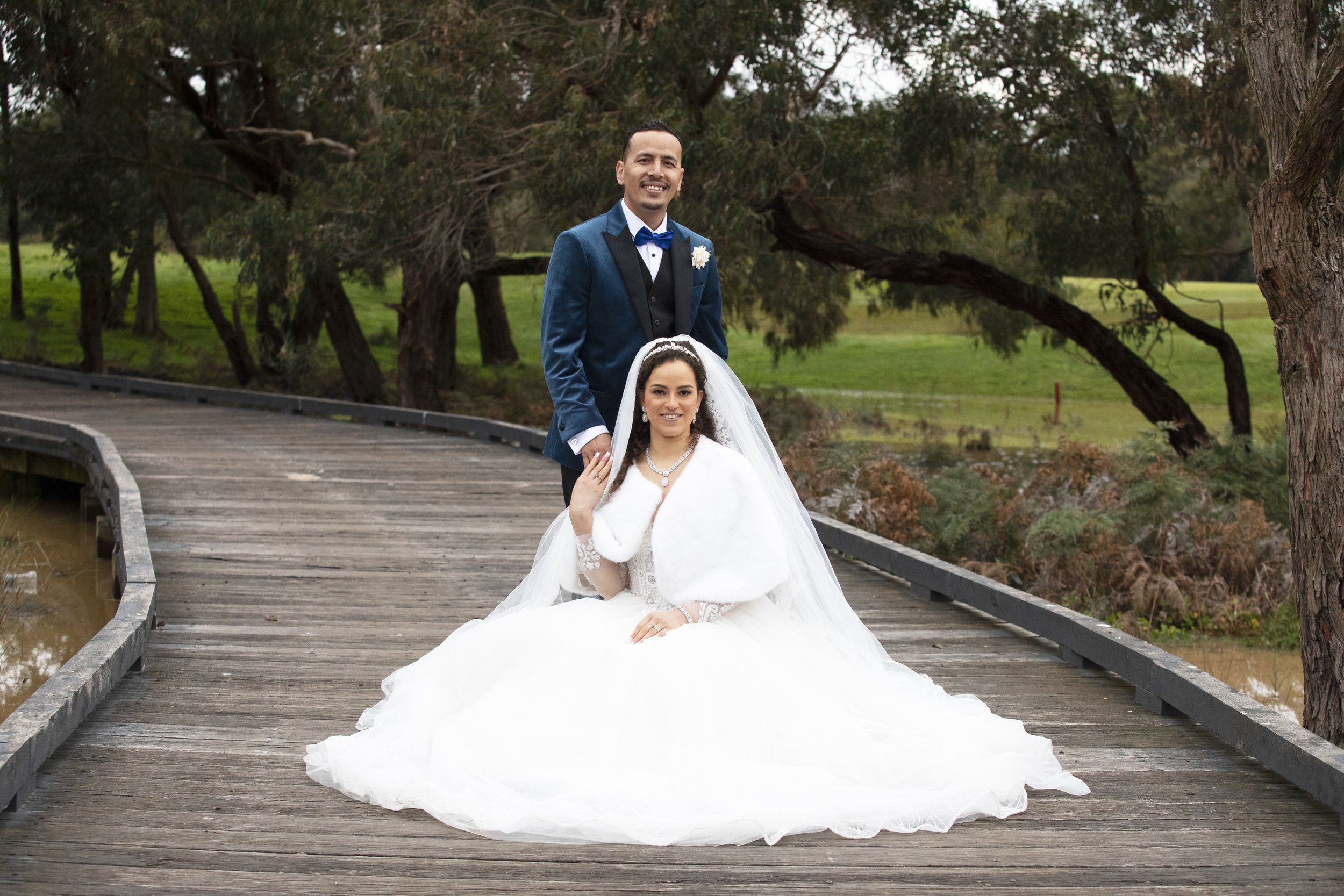 Michana & Sarchan's Wedding at Settler's Run Golf Course in Botanic Ridge