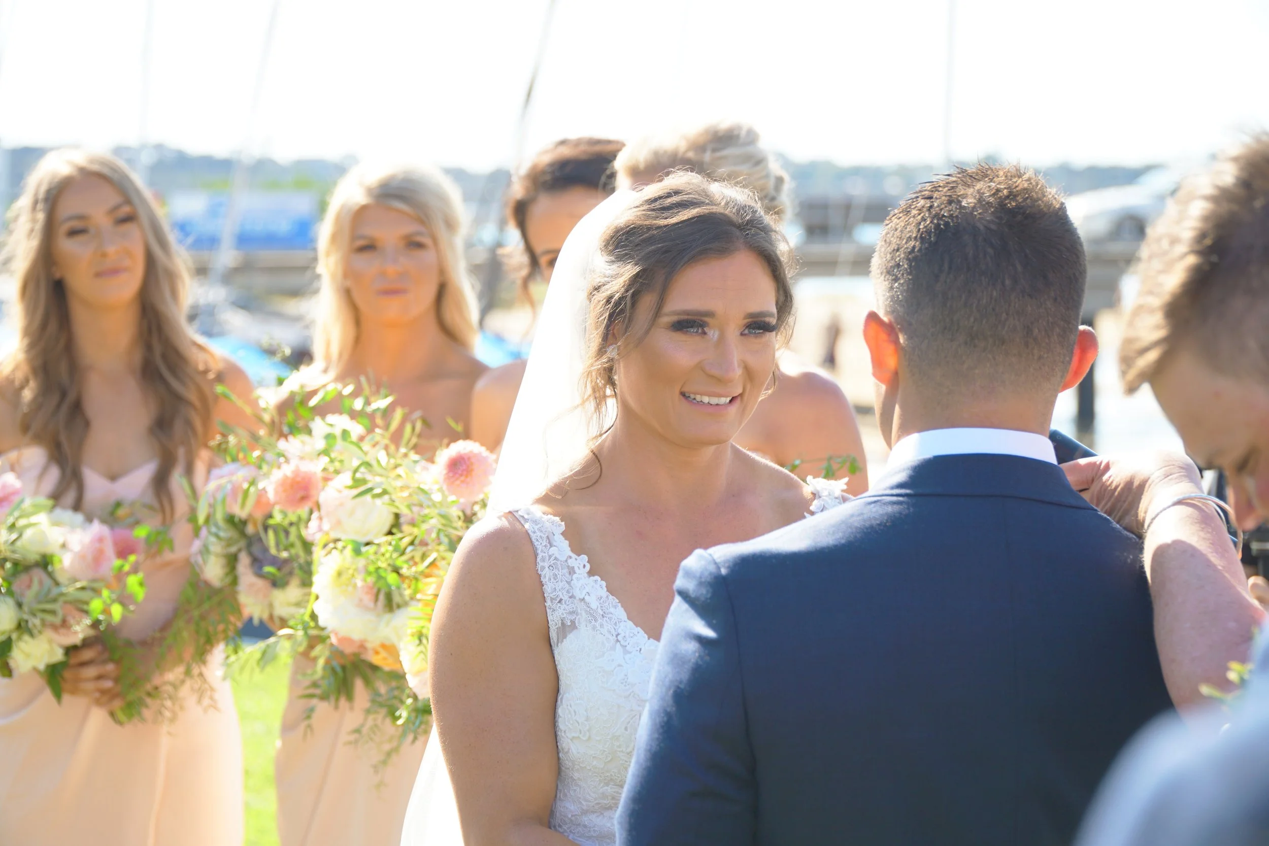 Bec & Tom's Wedding at Blairgowrie Yacht Squadron, Photo Shoots at Rye Foreshore, Rye Beach & Rye Ocean Beach 