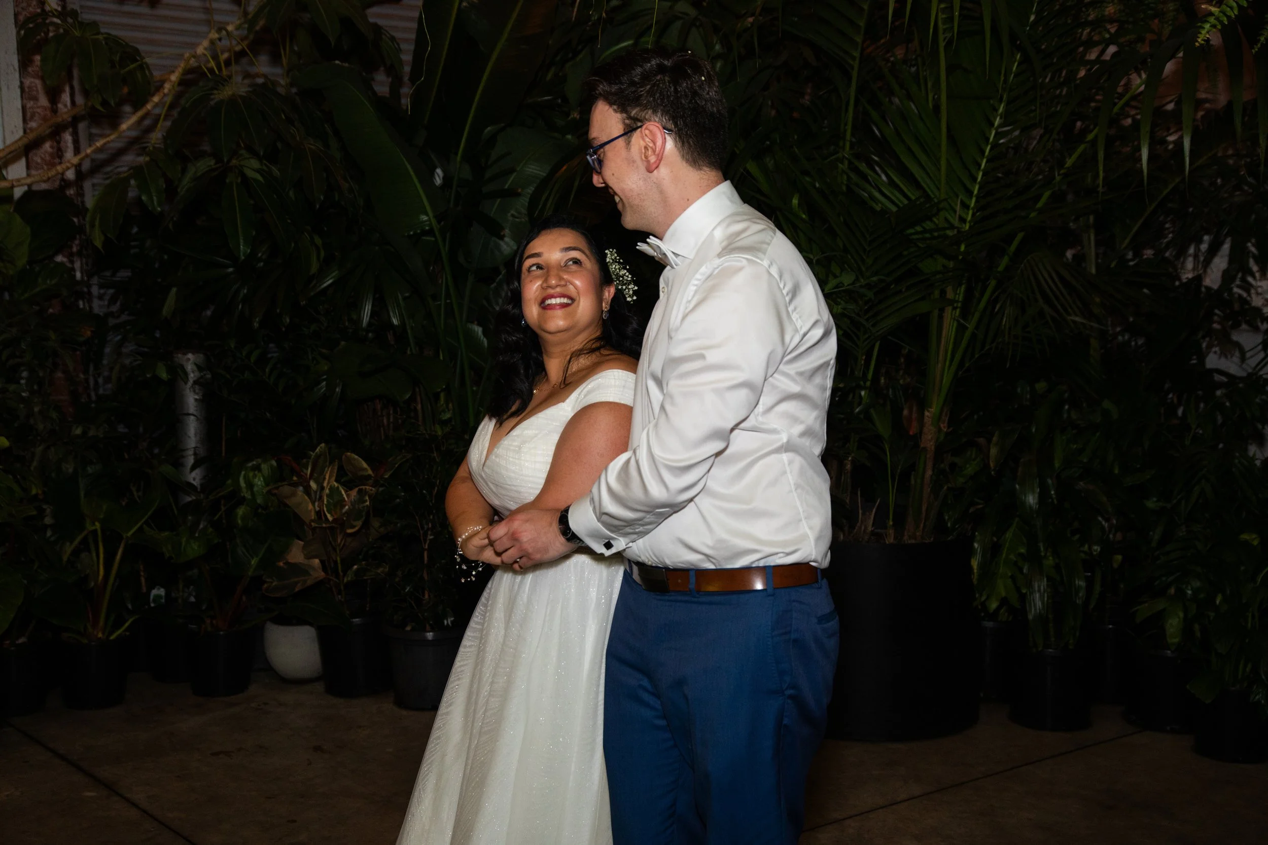 Abha & Andrew’s Wedding - Reception at Glasshaus Inside  
