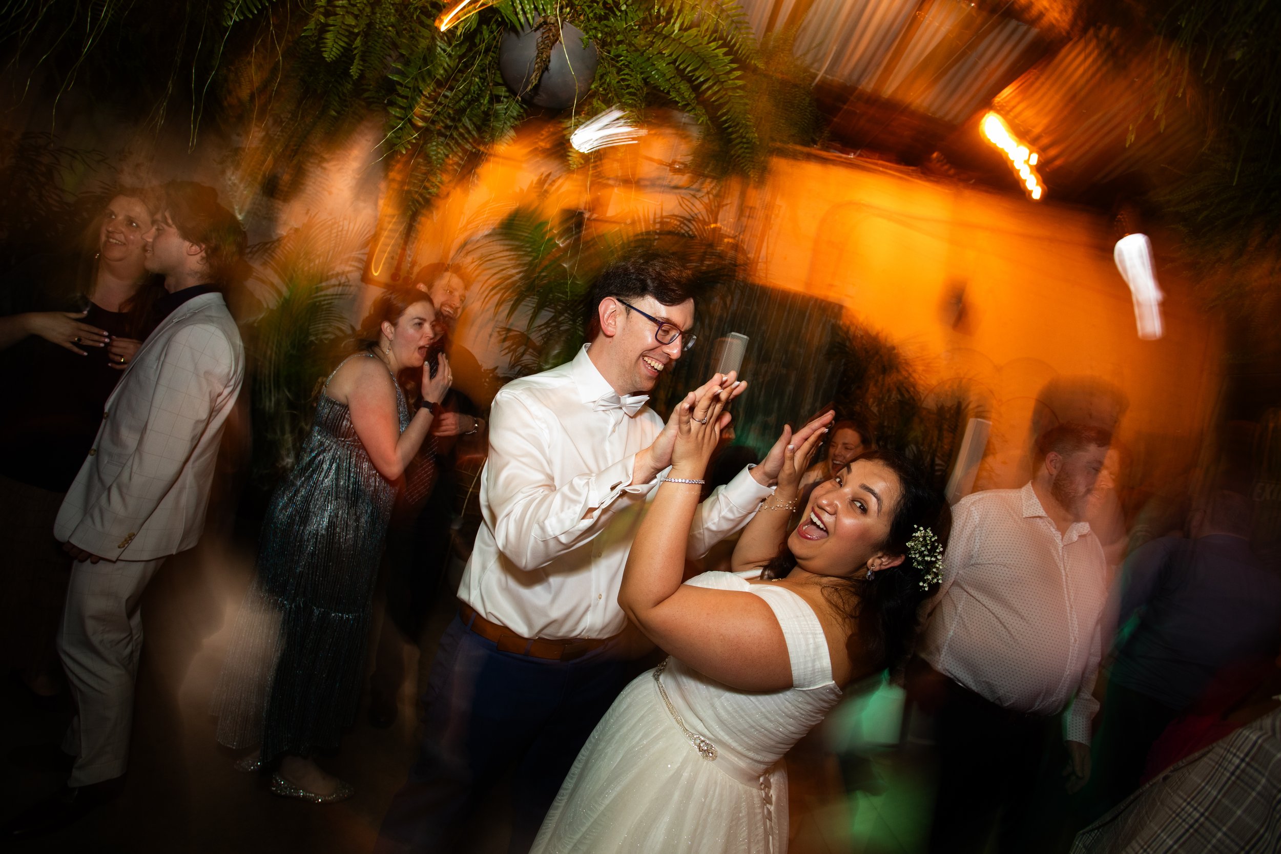 Abha & Andrew’s Wedding - Reception at Glasshaus Inside  
