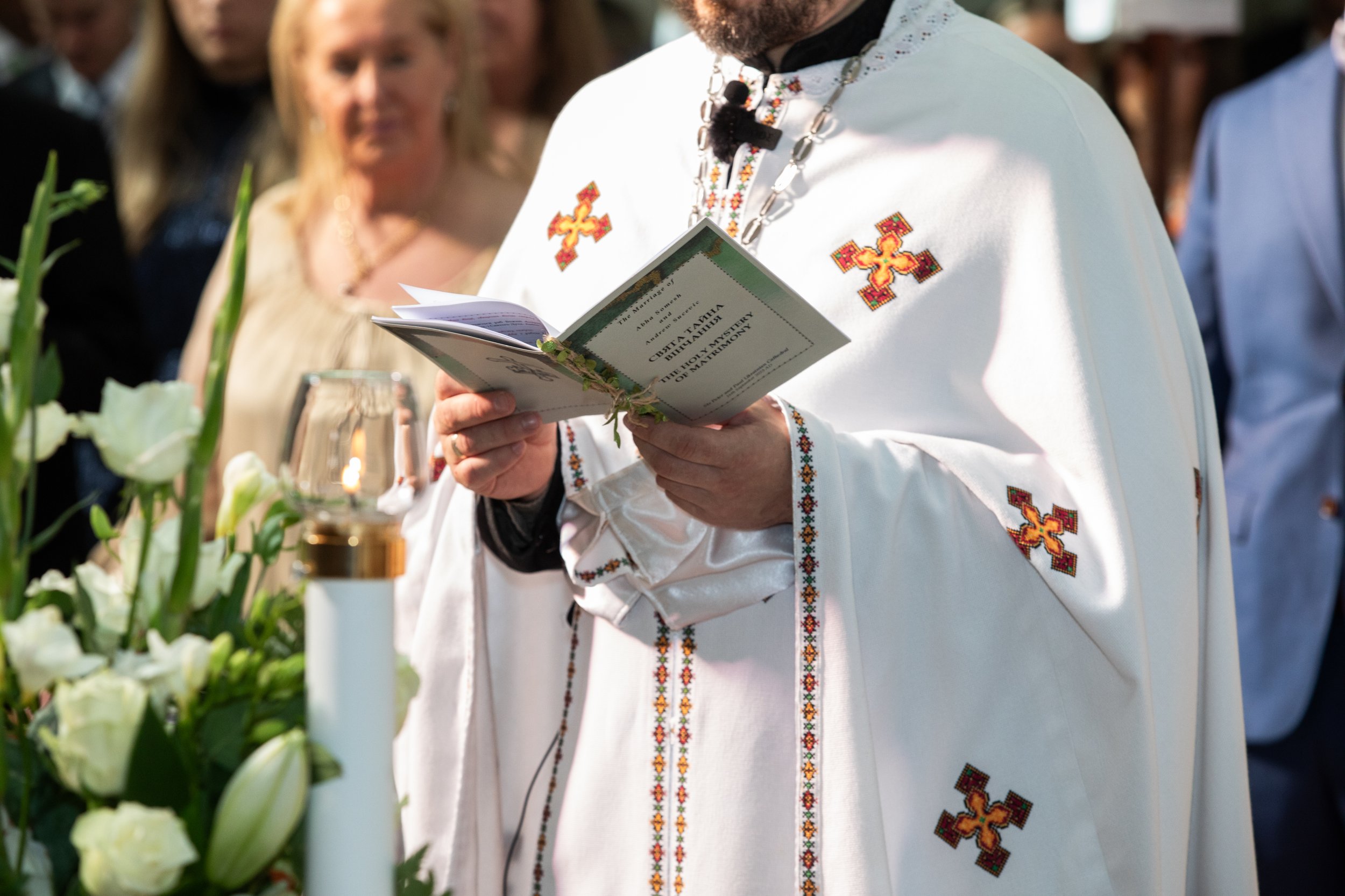 Abha & Andrew’s Wedding - Ceremony at Ukrainian Catholic Cathedral of Saints Peter and Paul 