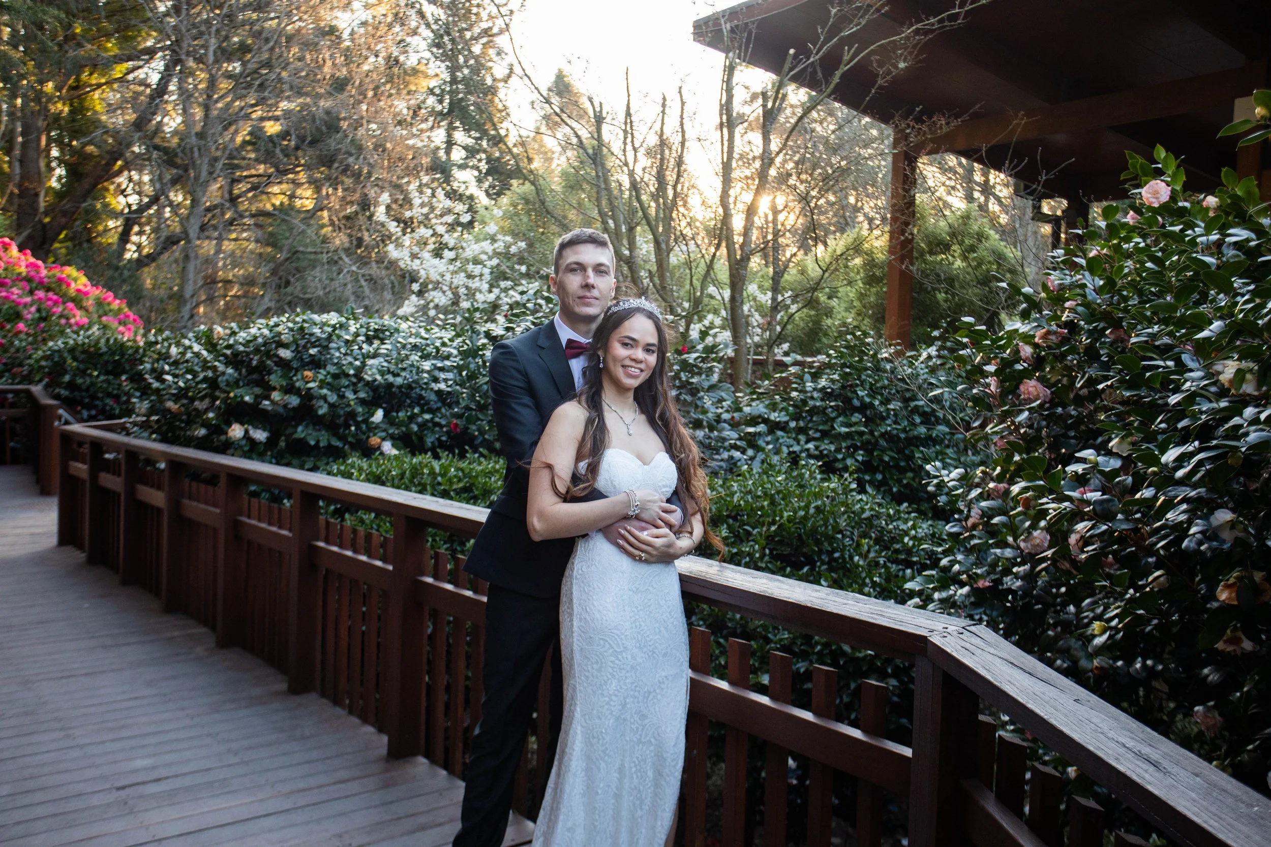Melissa & Daniel's Wedding at Olinda Tea House in Olinda, Mount Dandenong The Dandenongs 