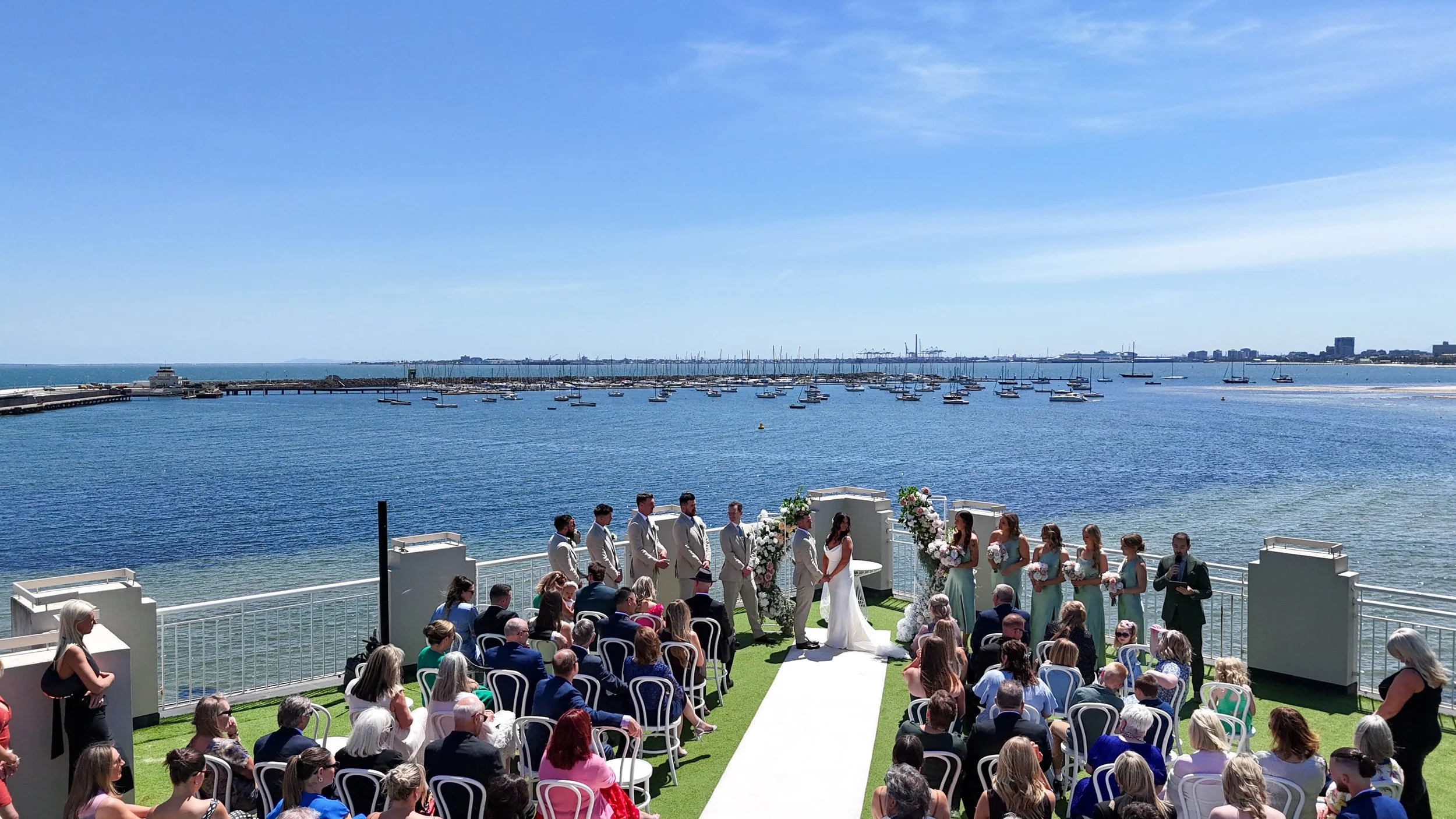 Amy & Matt’s Wedding at Royal Melbourne Yacht Squadron in St Kilda 