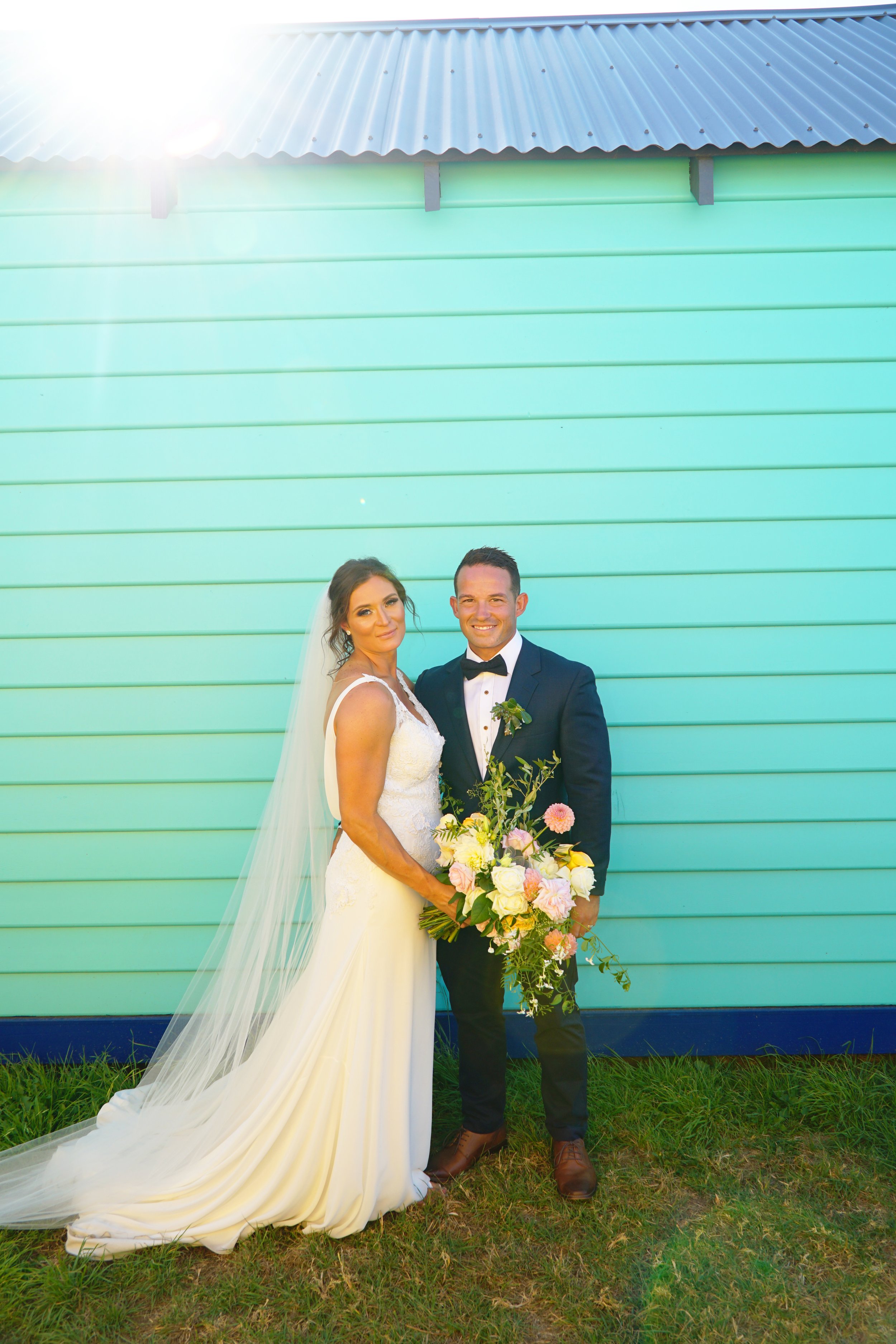 Bec & Tom's Wedding at Blairgowrie Yacht Squadron, Photo Shoots at Rye Foreshore, Rye Beach & Rye Ocean Beach 