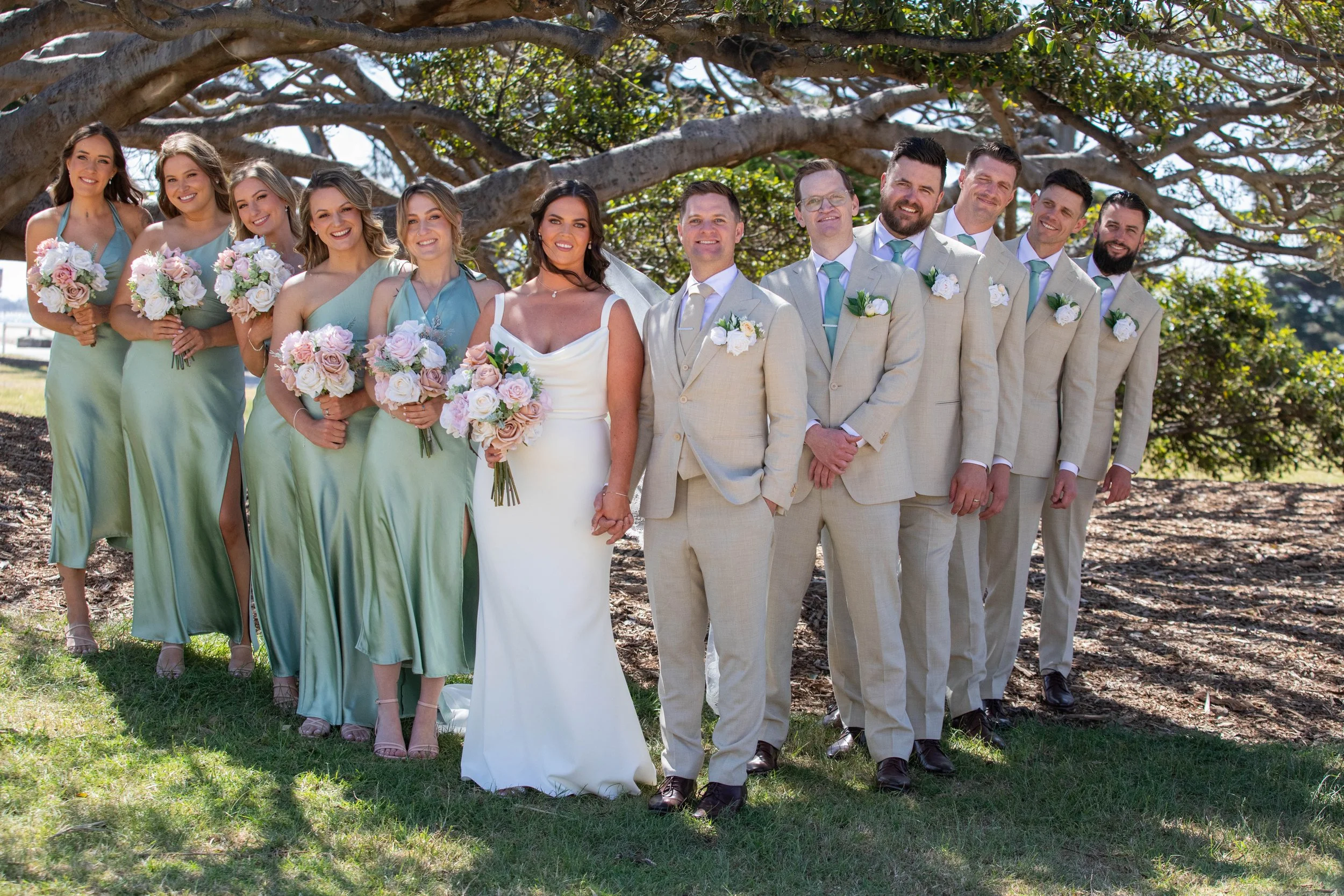 Amy & Matt’s Wedding photos at Catani Gardens in St Kilda