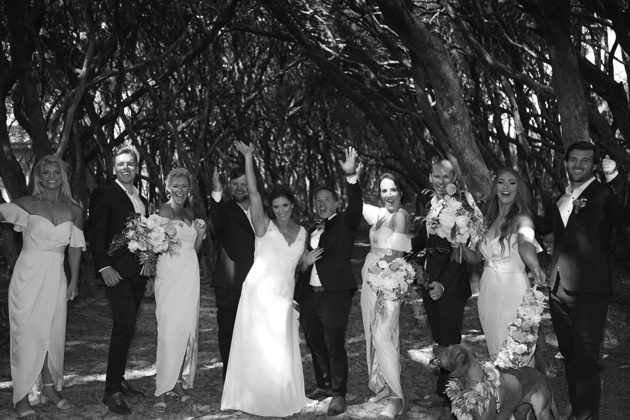 Bec & Tom's Wedding at Blairgowrie Yacht Squadron, Photo Shoots at Rye Foreshore, Rye Beach & Rye Ocean Beach 