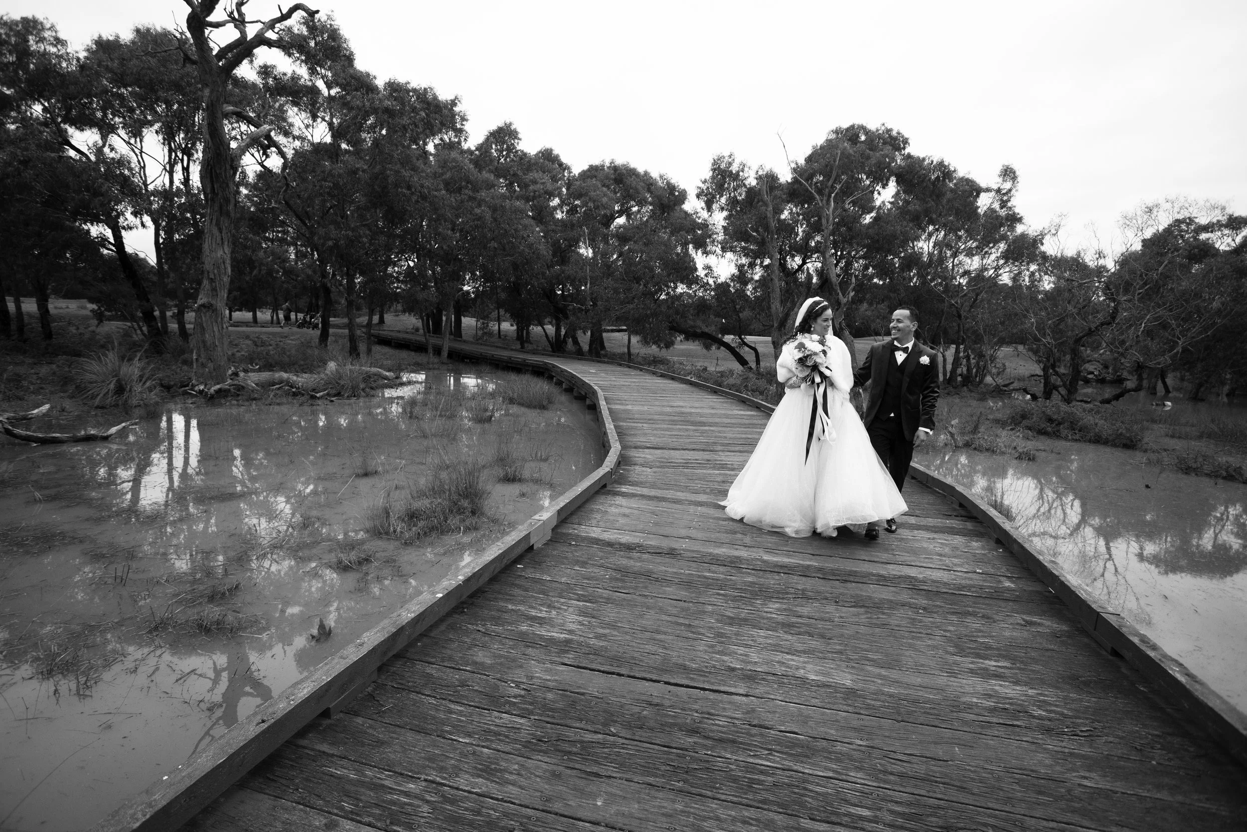 Michana & Sarchan's Wedding at Settler's Run Golf Course in Botanic Ridge