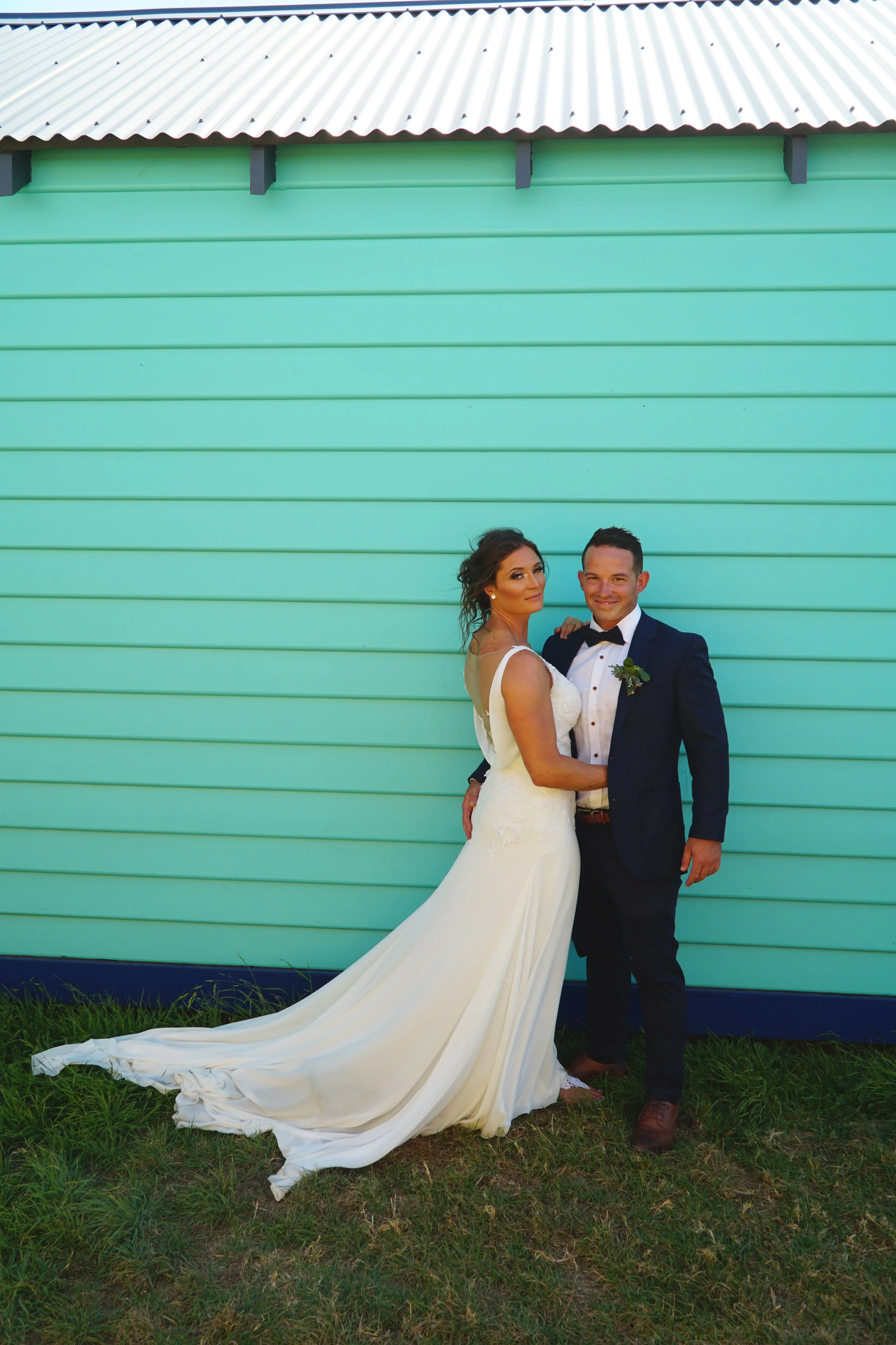 Bec & Tom's Wedding at Blairgowrie Yacht Squadron, Photo Shoots at Rye Foreshore, Rye Beach & Rye Ocean Beach 