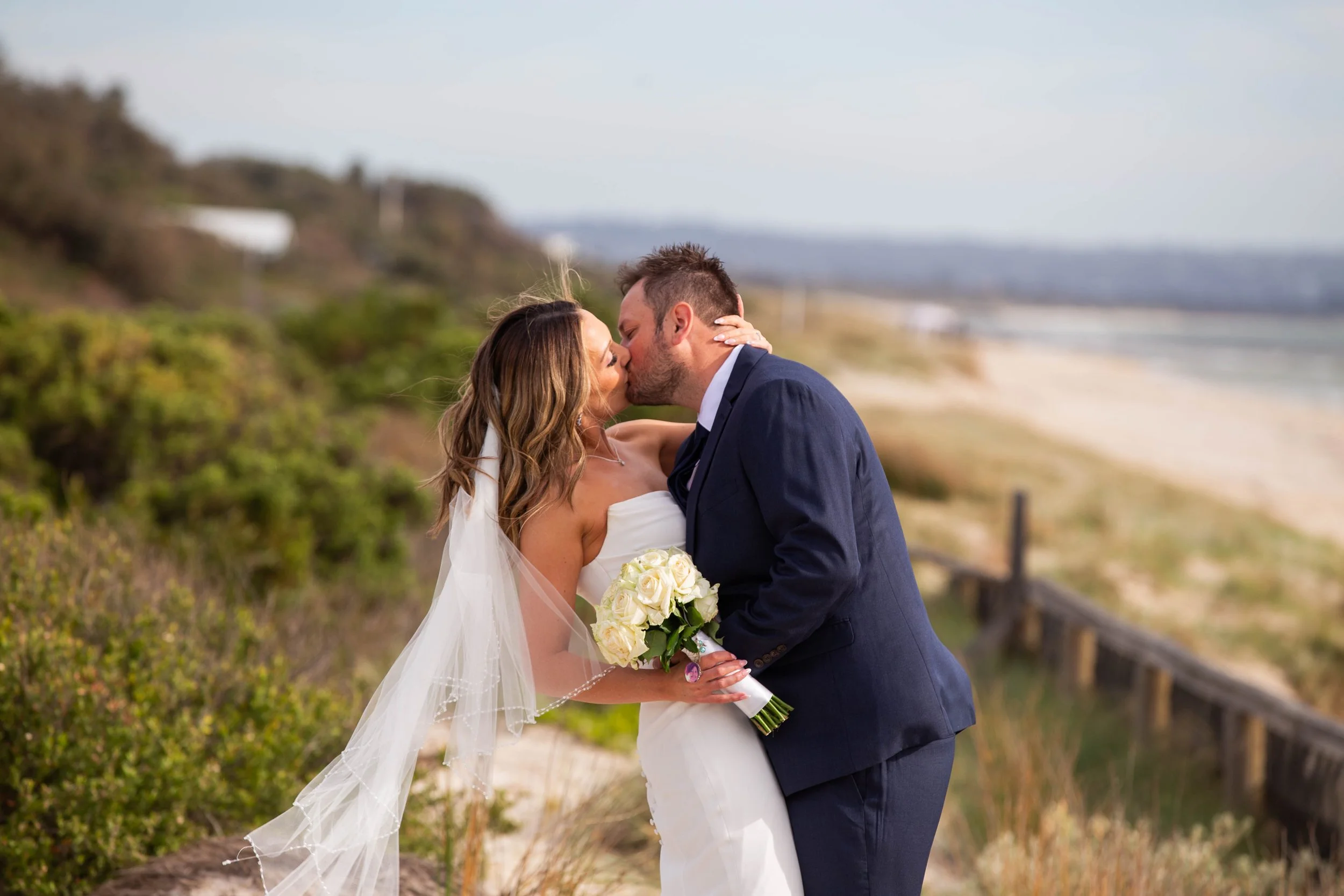 Tara & Scott’s Wedding - Ceremony in Somerville, Photo Shoot in Bonbeach & Reception at Mordialloc Life Saving Club