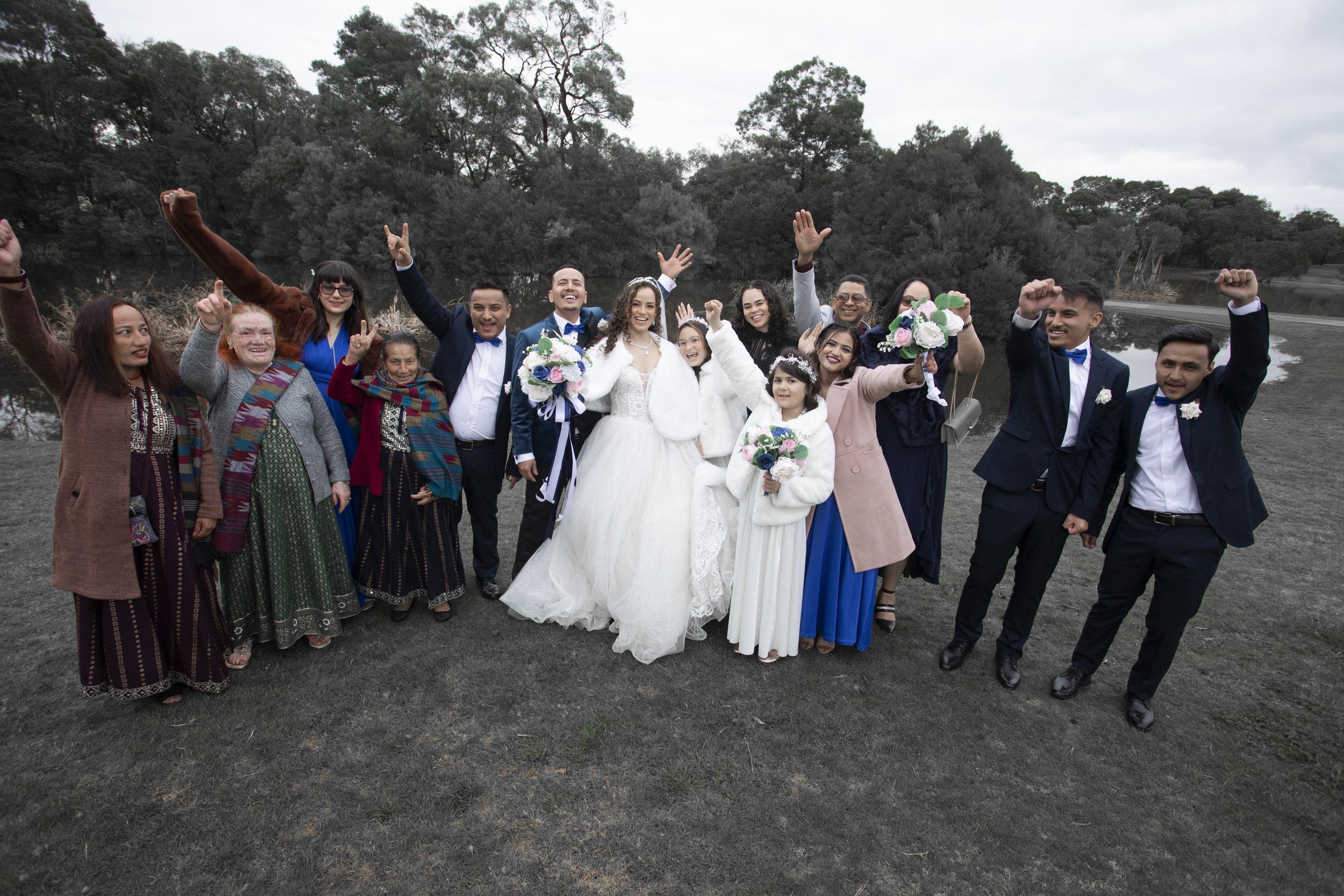 Michana & Sarchan's Wedding at Settler's Run Golf Course in Botanic Ridge