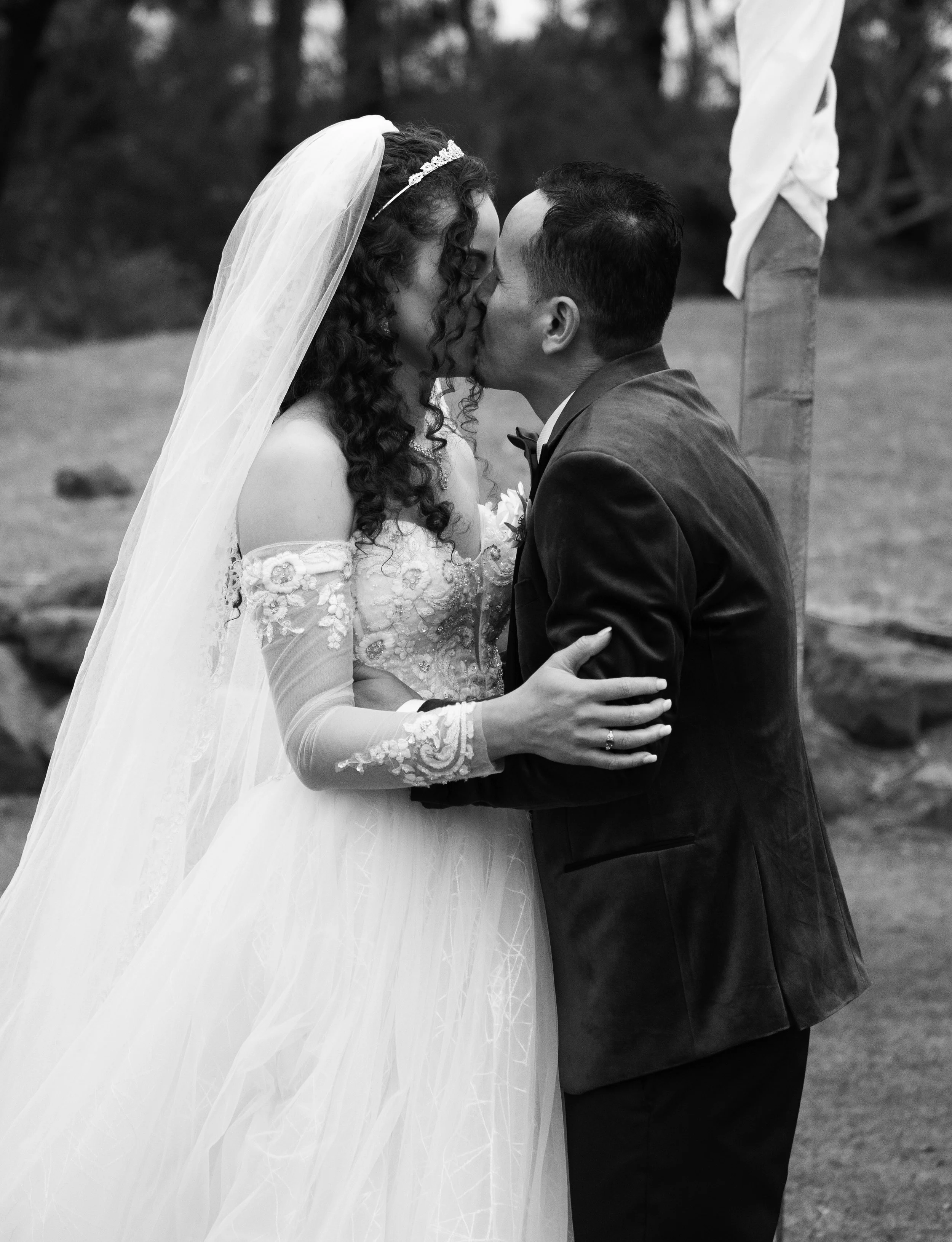 Michana & Sarchan's Wedding at Settler's Run Golf Course in Botanic Ridge