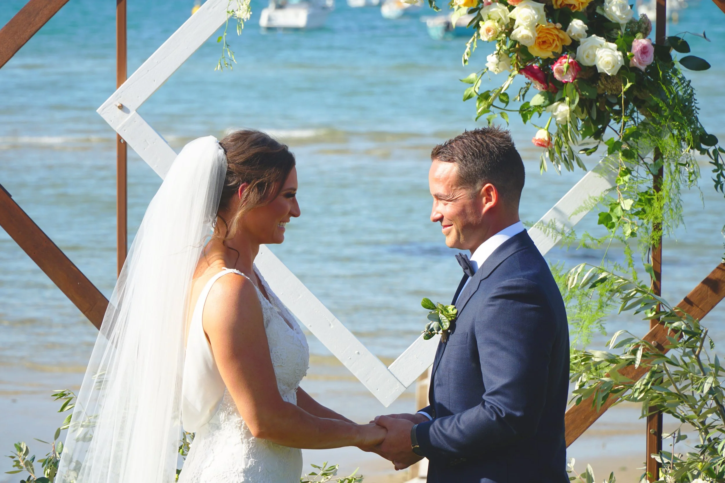Bec & Tom's Wedding at Blairgowrie Yacht Squadron, Photo Shoots at Rye Foreshore, Rye Beach & Rye Ocean Beach 