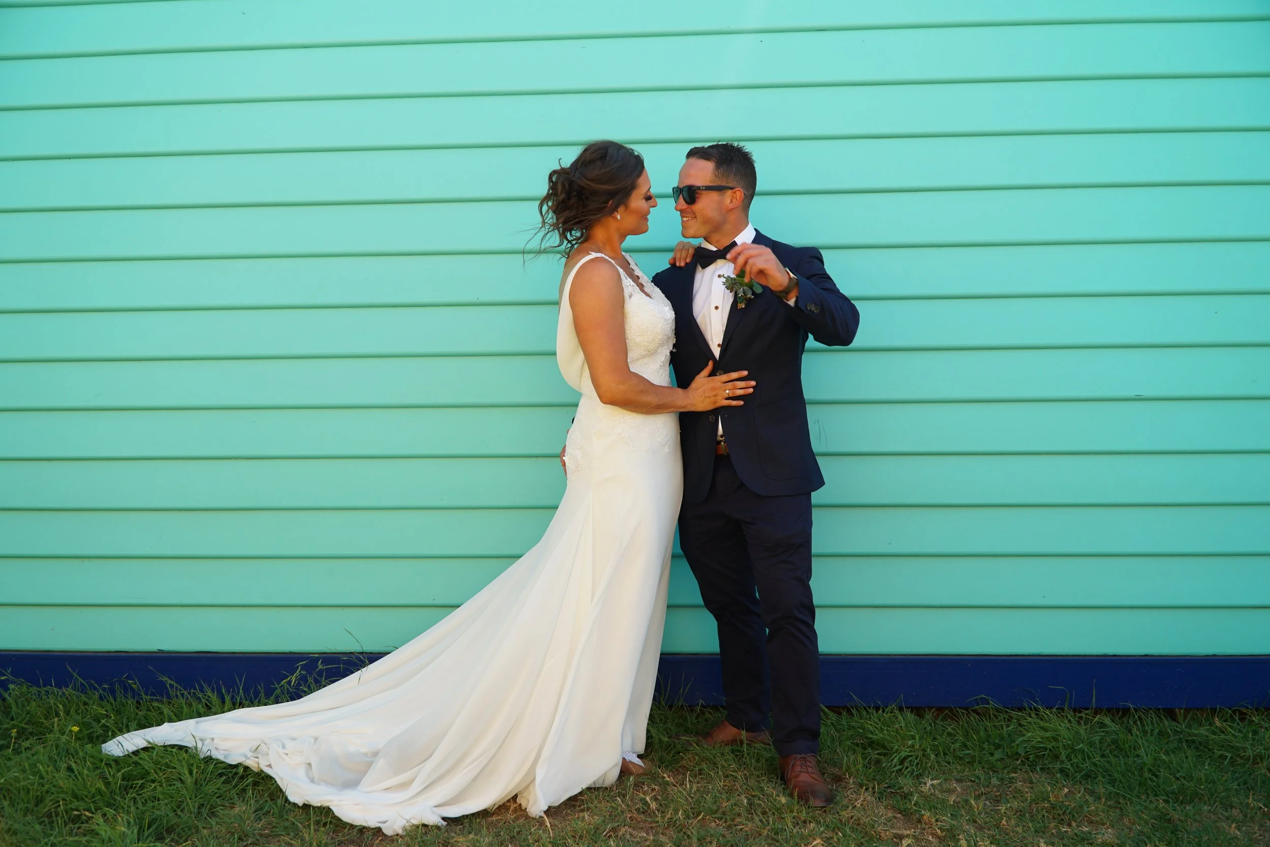 Bec & Tom's Wedding at Blairgowrie Yacht Squadron, Photo Shoots at Rye Foreshore, Rye Beach & Rye Ocean Beach 