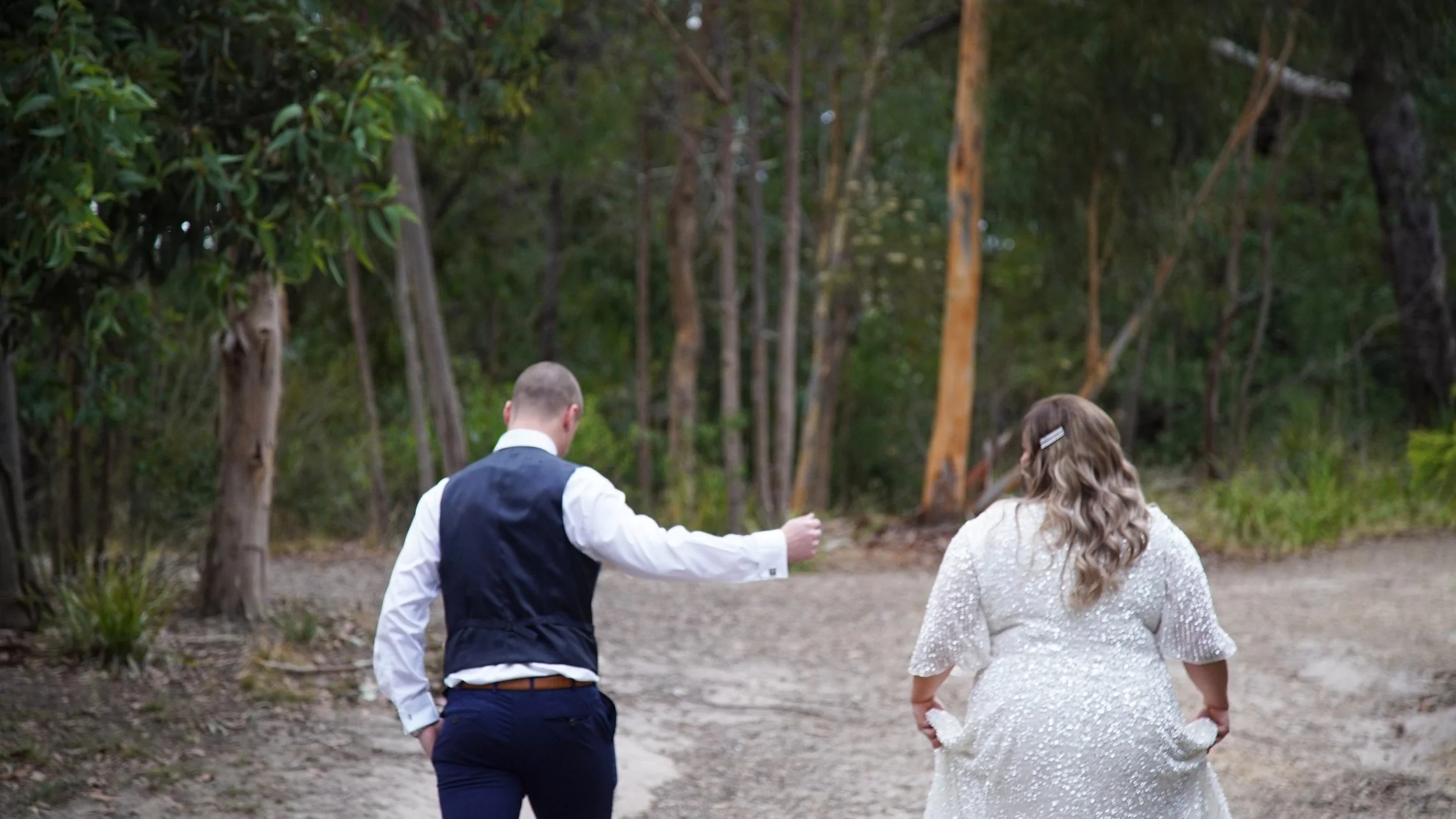 Brooke & Dan's Wedding - Photos at McClelland Sculpture Park & Gallery, Banks Brewery & The Deck, and ceremony at George Pentland Botanic Gardens in Frankston