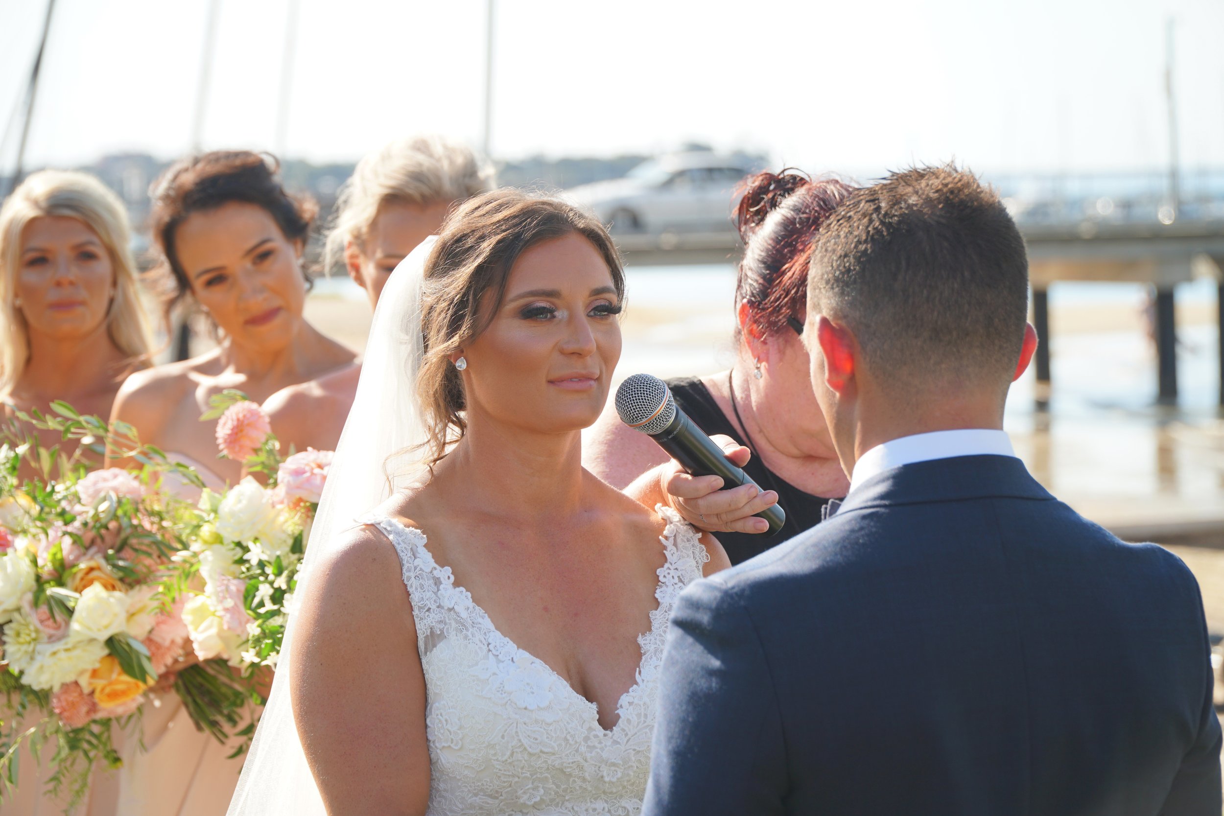 Bec & Tom's Wedding at Blairgowrie Yacht Squadron, Photo Shoots at Rye Foreshore, Rye Beach & Rye Ocean Beach 
