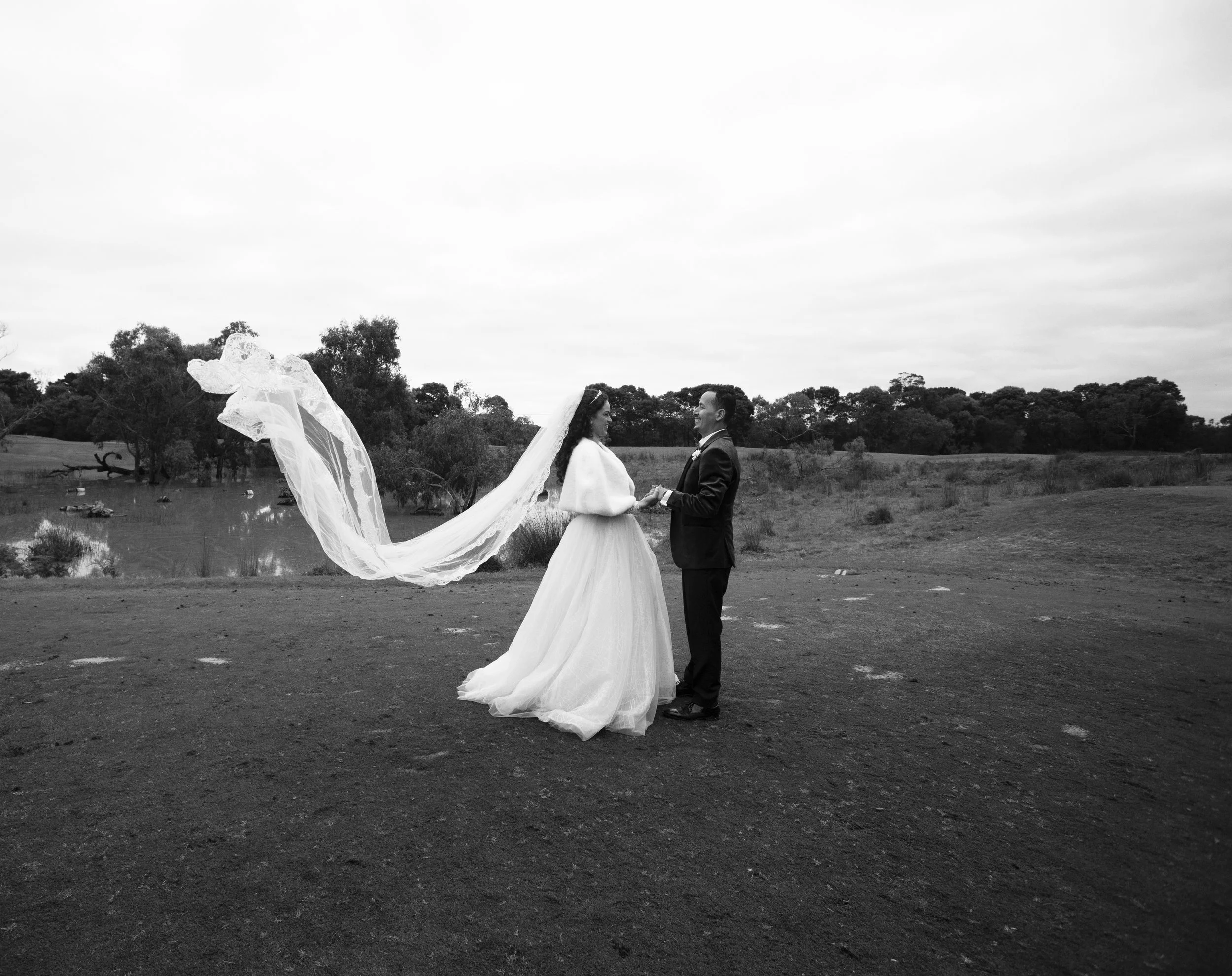 Michana & Sarchan's Wedding at Settler's Run Golf Course in Botanic Ridge