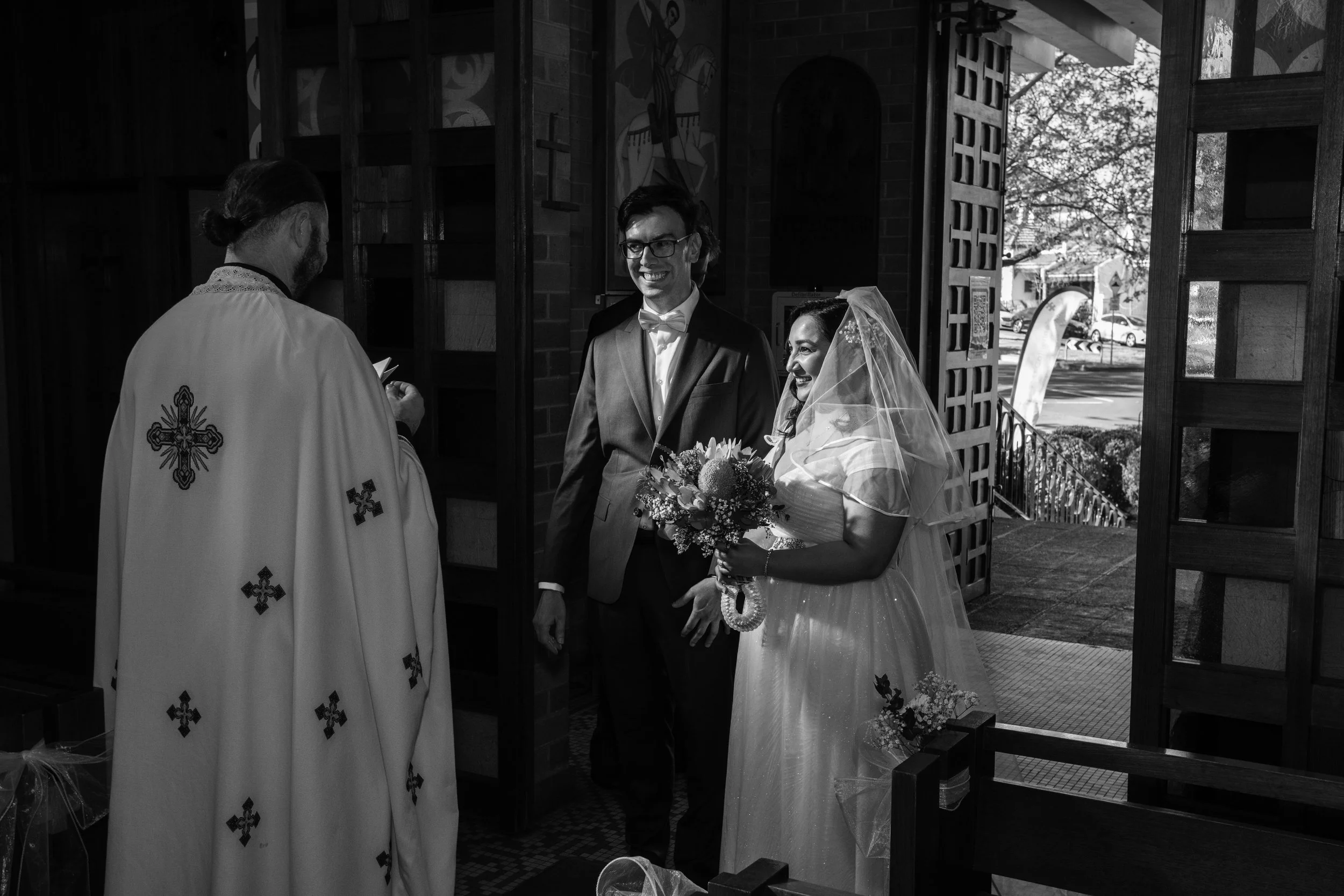 Abha & Andrew’s Wedding - Ceremony at Ukrainian Catholic Cathedral of Saints Peter and Paul 