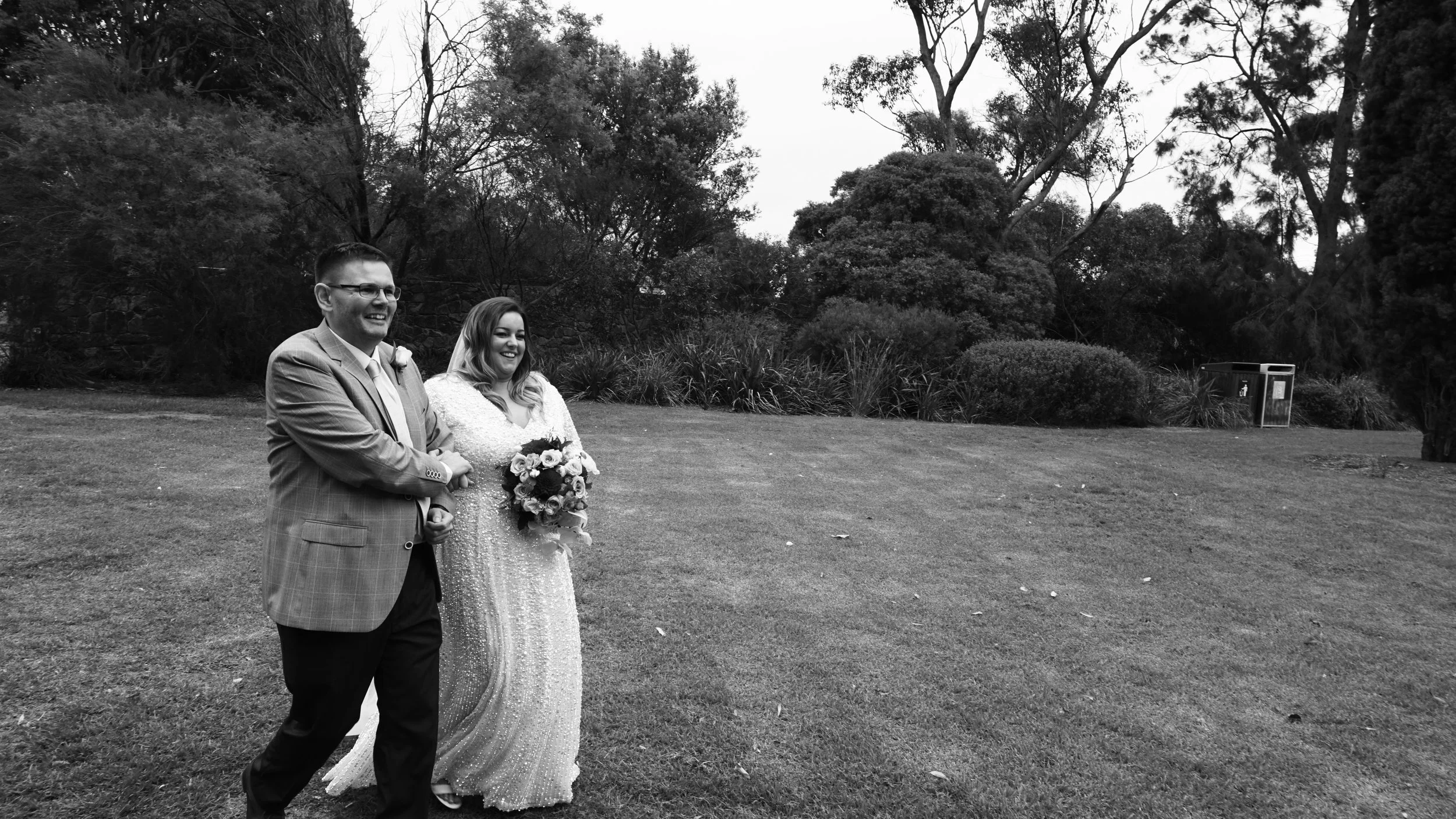 Brooke & Dan's Wedding - Photos at McClelland Sculpture Park & Gallery, Banks Brewery & The Deck, and ceremony at George Pentland Botanic Gardens in Frankston