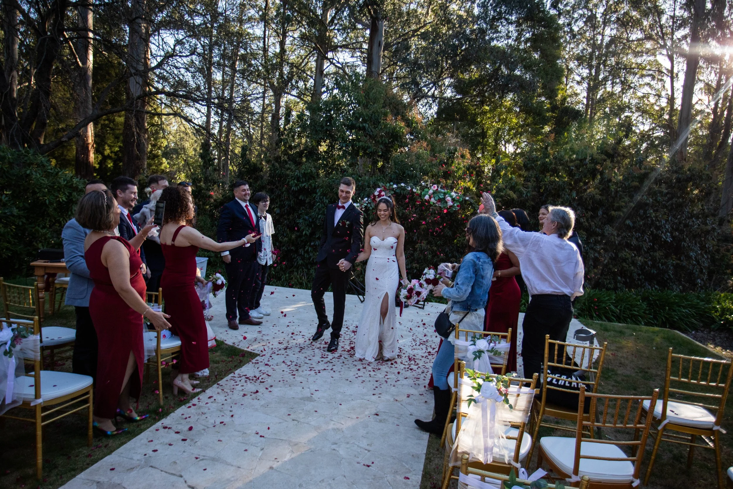 Melissa & Daniel's Wedding at Olinda Tea House in Olinda, Mount Dandenong The Dandenongs 