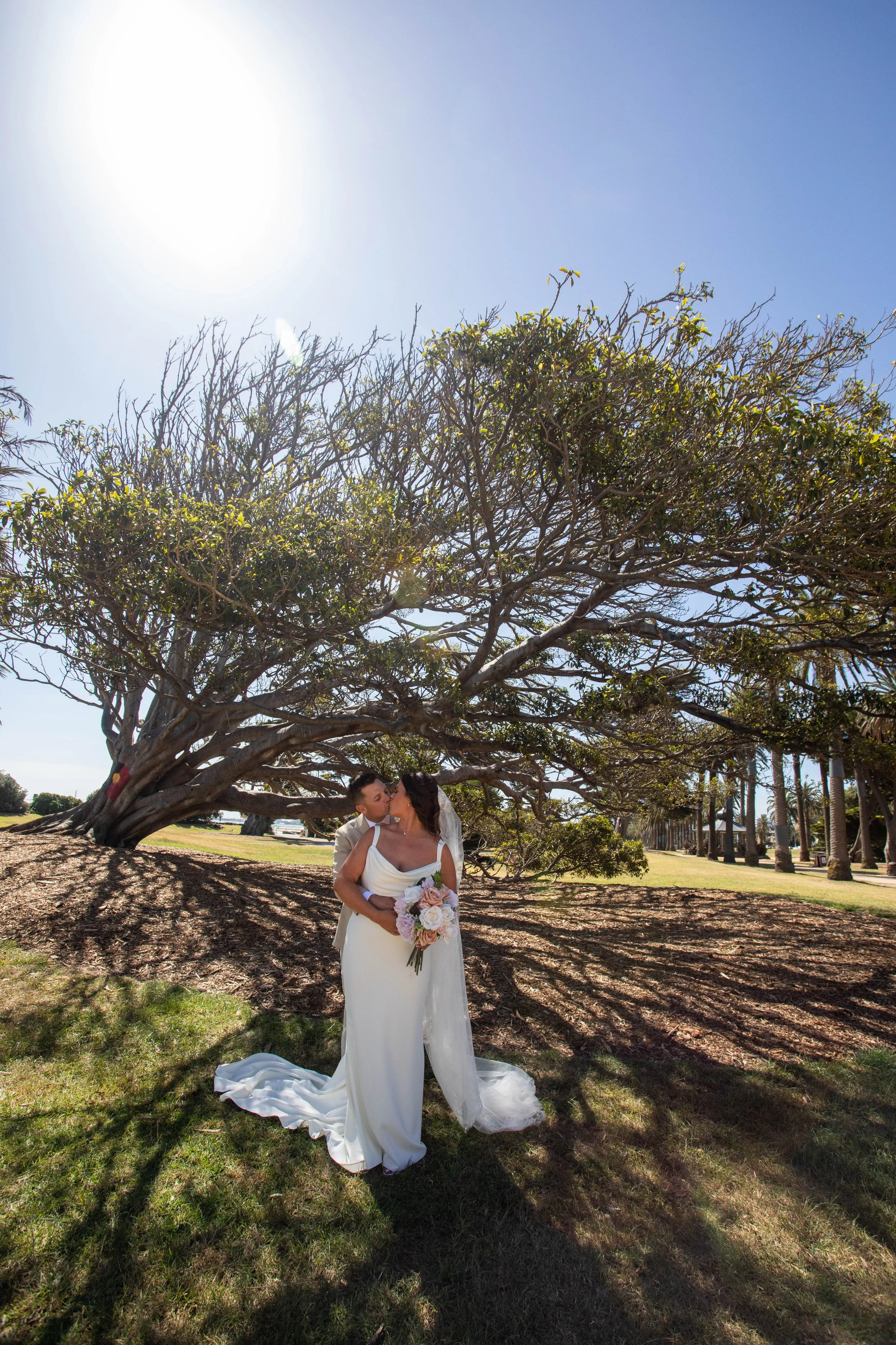 Amy & Matt’s Wedding photos at Catani Gardens in St Kilda