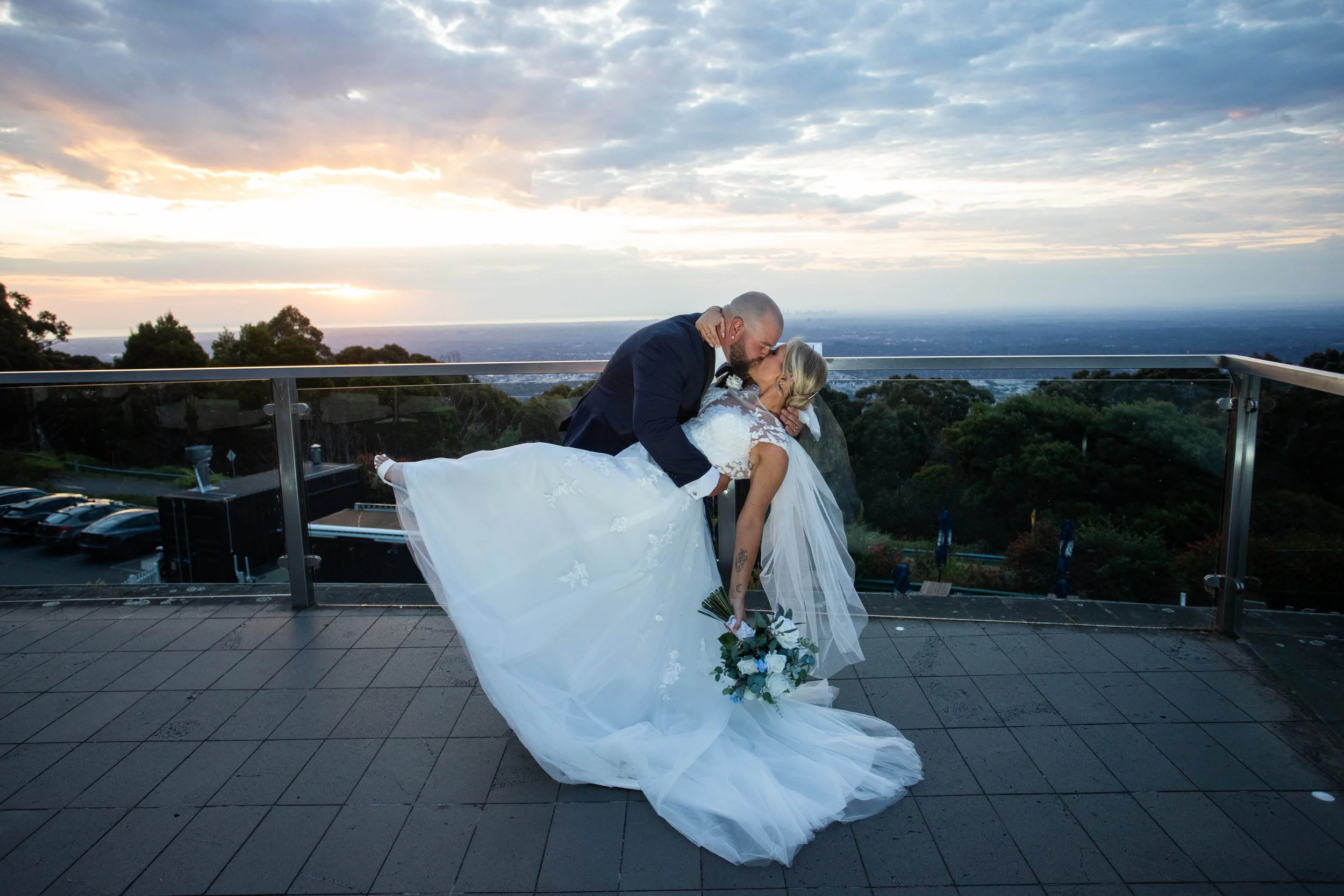 Kayla & Ben’s Wedding - Getting Ready at Rydges Hotel in Ringwood & Ceremony at Sky High in Mount Dandenong