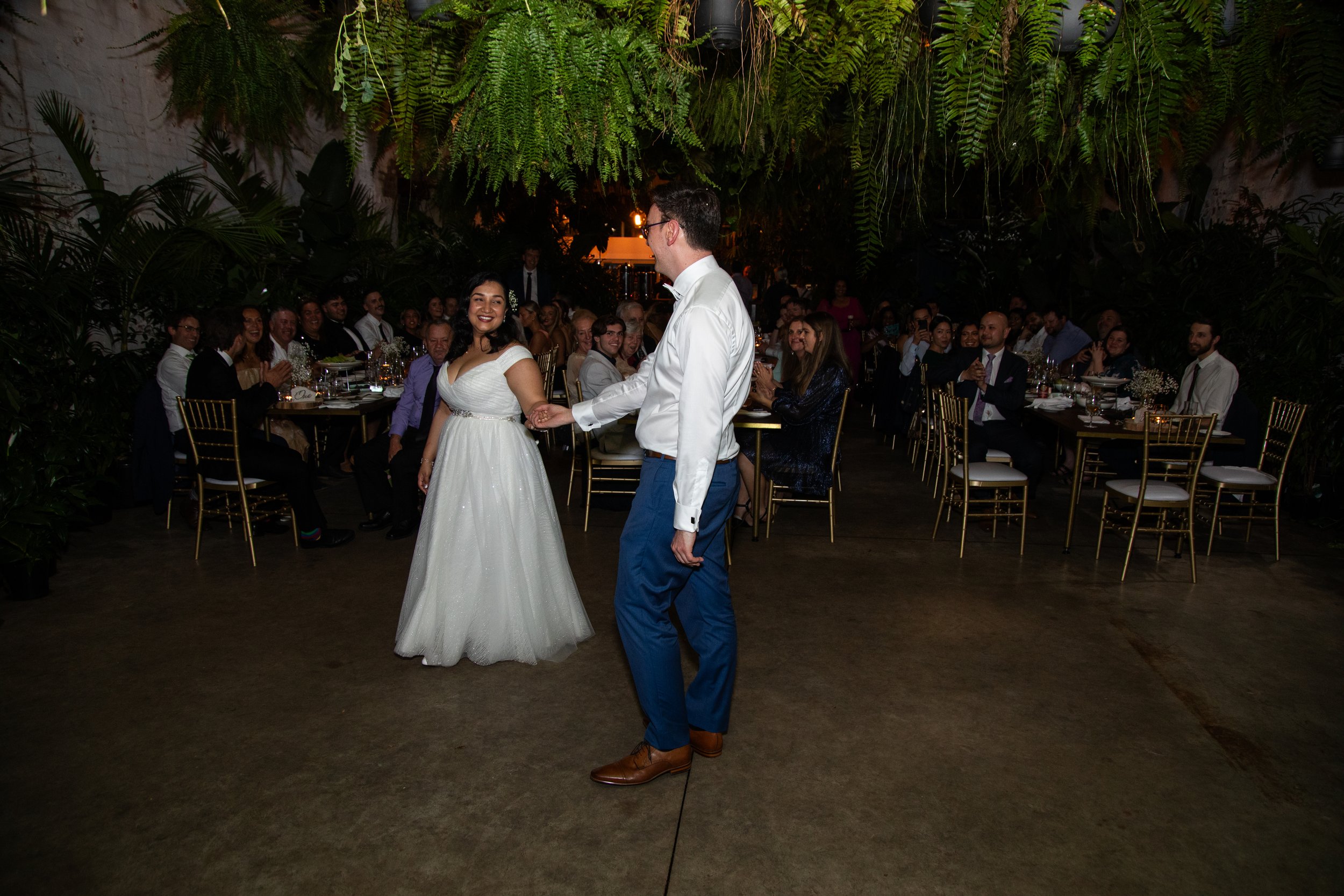 Abha & Andrew’s Wedding - Reception at Glasshaus Inside  