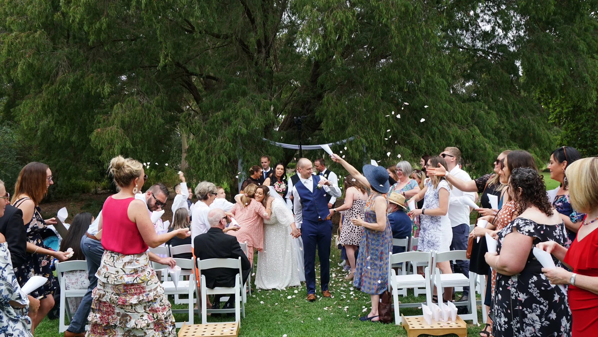 Brooke & Dan's Wedding - Photos at McClelland Sculpture Park & Gallery, Banks Brewery & The Deck, and ceremony at George Pentland Botanic Gardens in Frankston