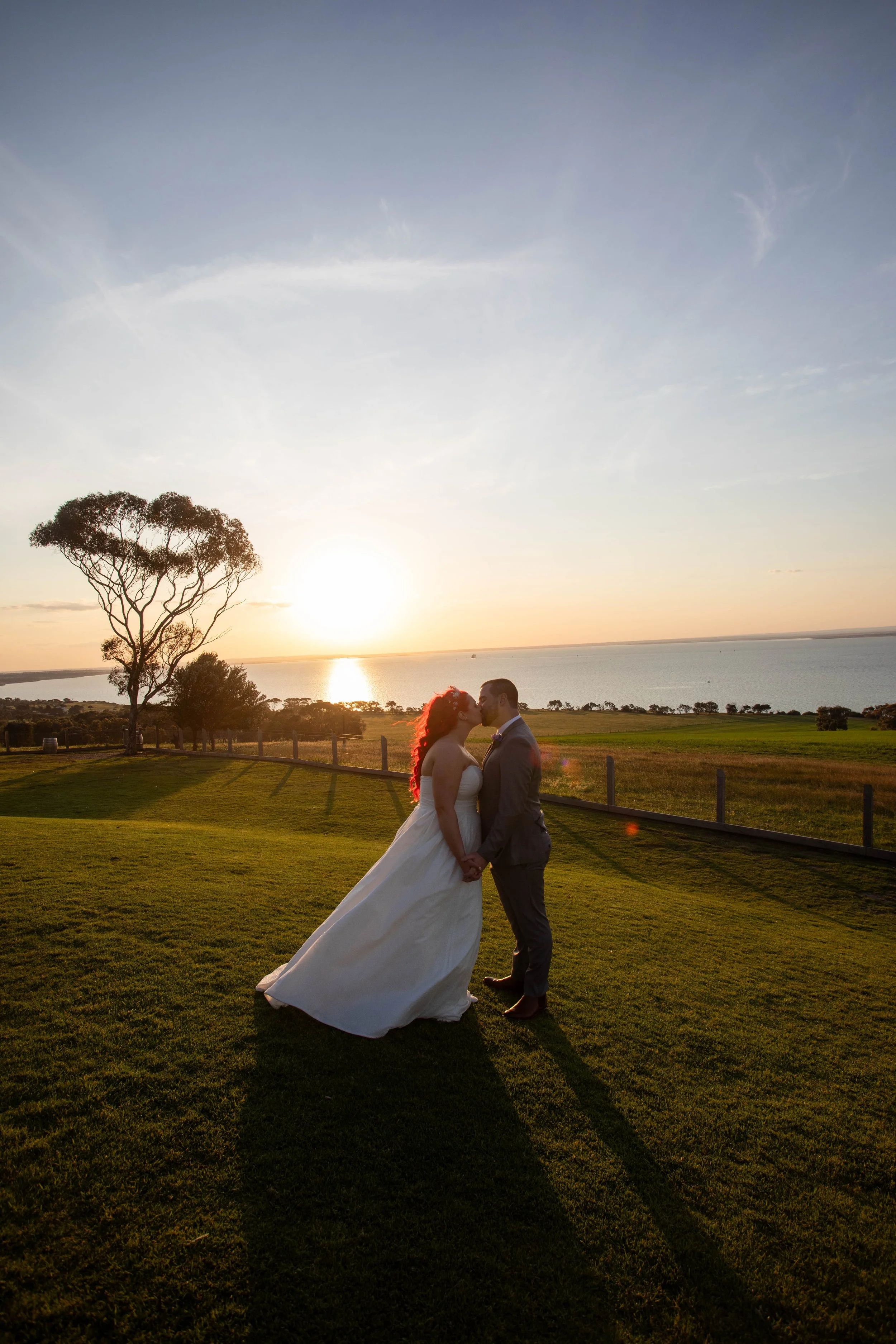 Chelsea & Garry’s Wedding ceremony and reception at Jack Rabbit Winery in Bellarine 