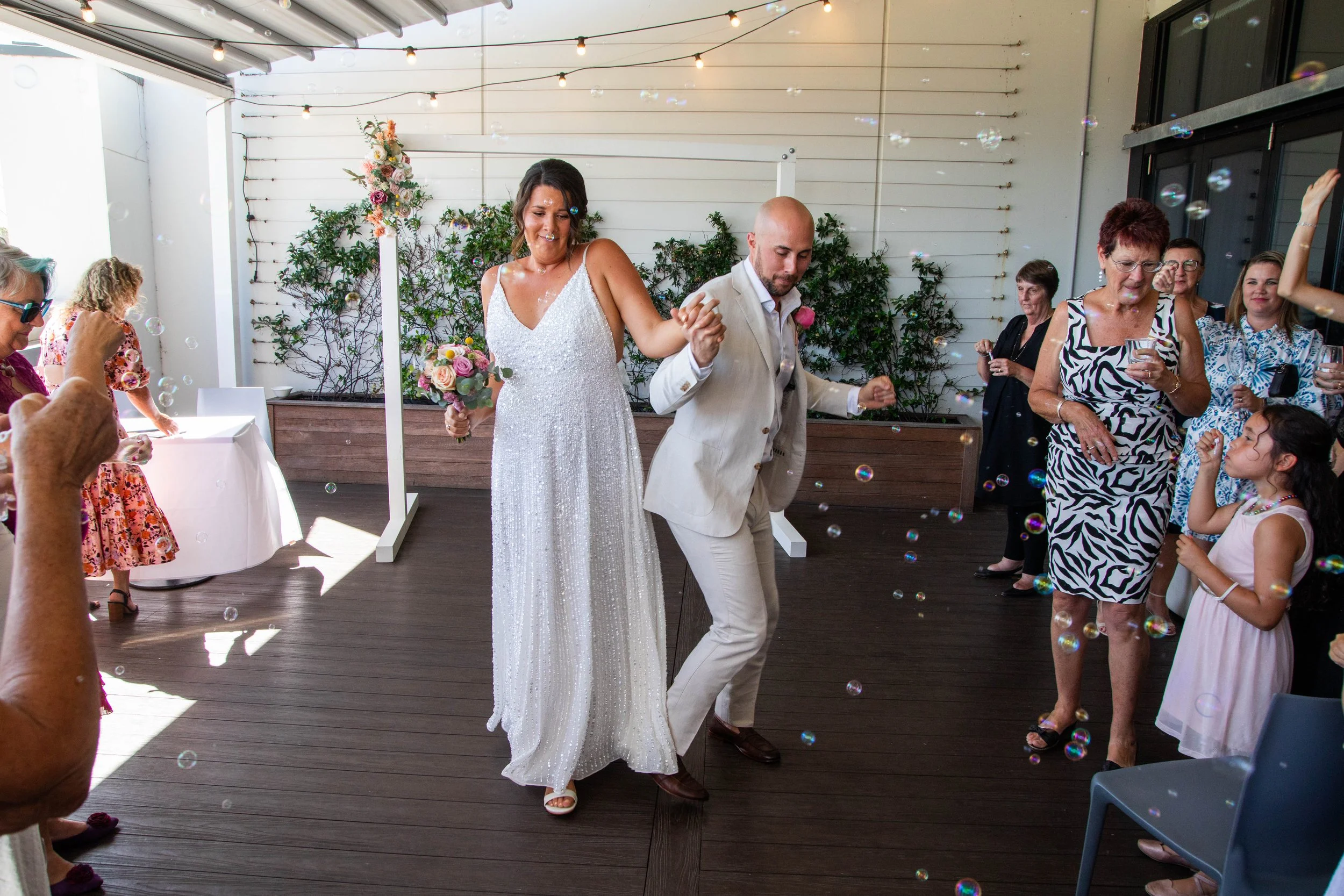 Bianca & Lewis' Wedding at True South in Black Rock 